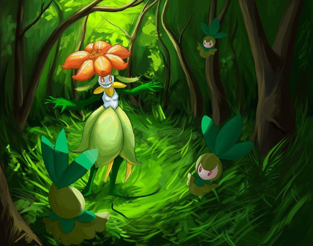 1010x800 lilligant blooms, Desktop