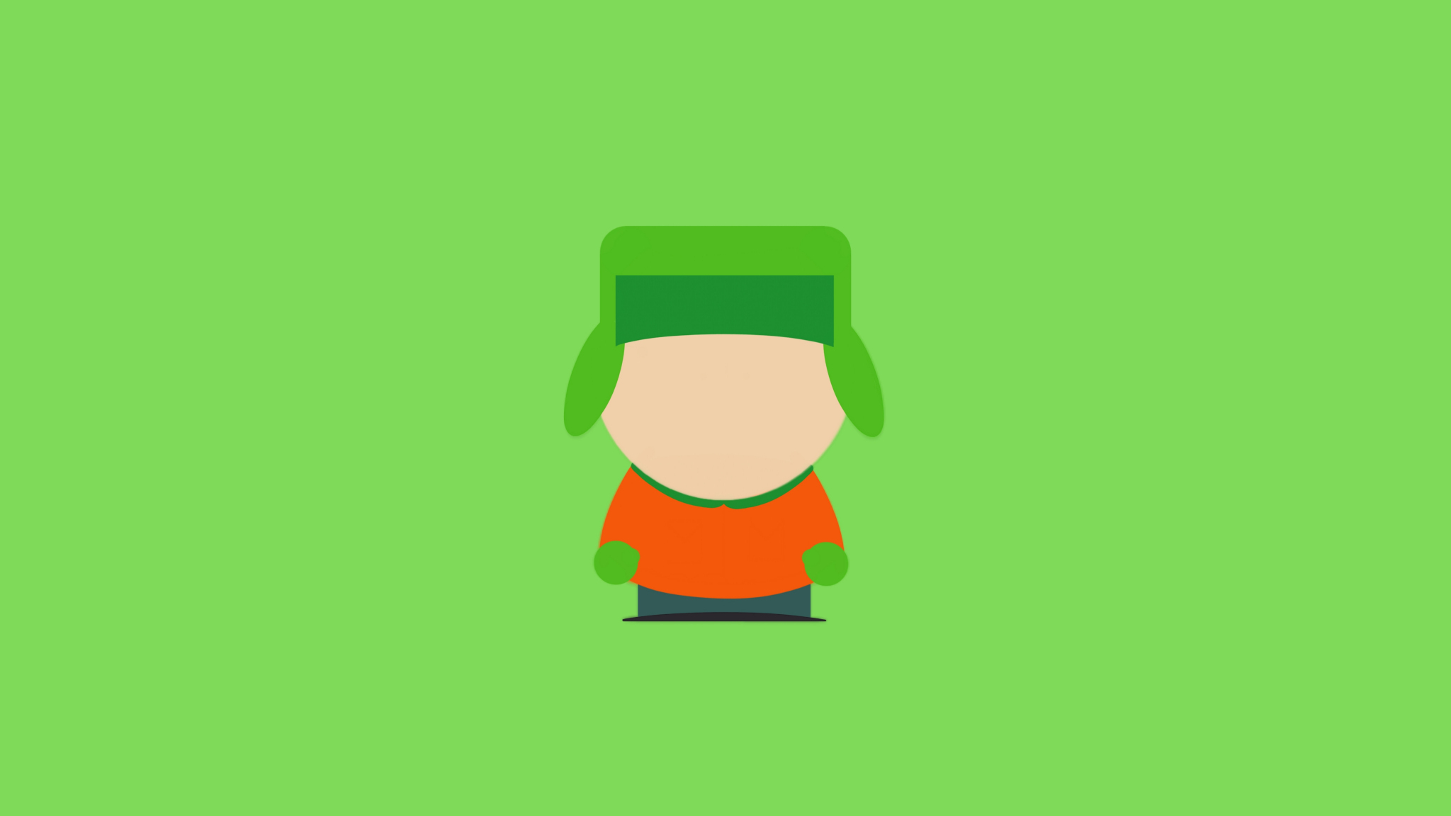 2050x1160 Download kyle broflovski, south park, tv show, minimal  wallpaper, dual wide  HD image, background, 5446, Desktop