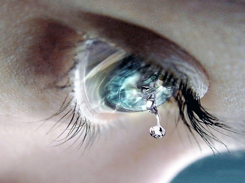 1030x770 big eye girls art. sad, 3D, closeup, eye, girl, sad. Broken. Sad, Desktop