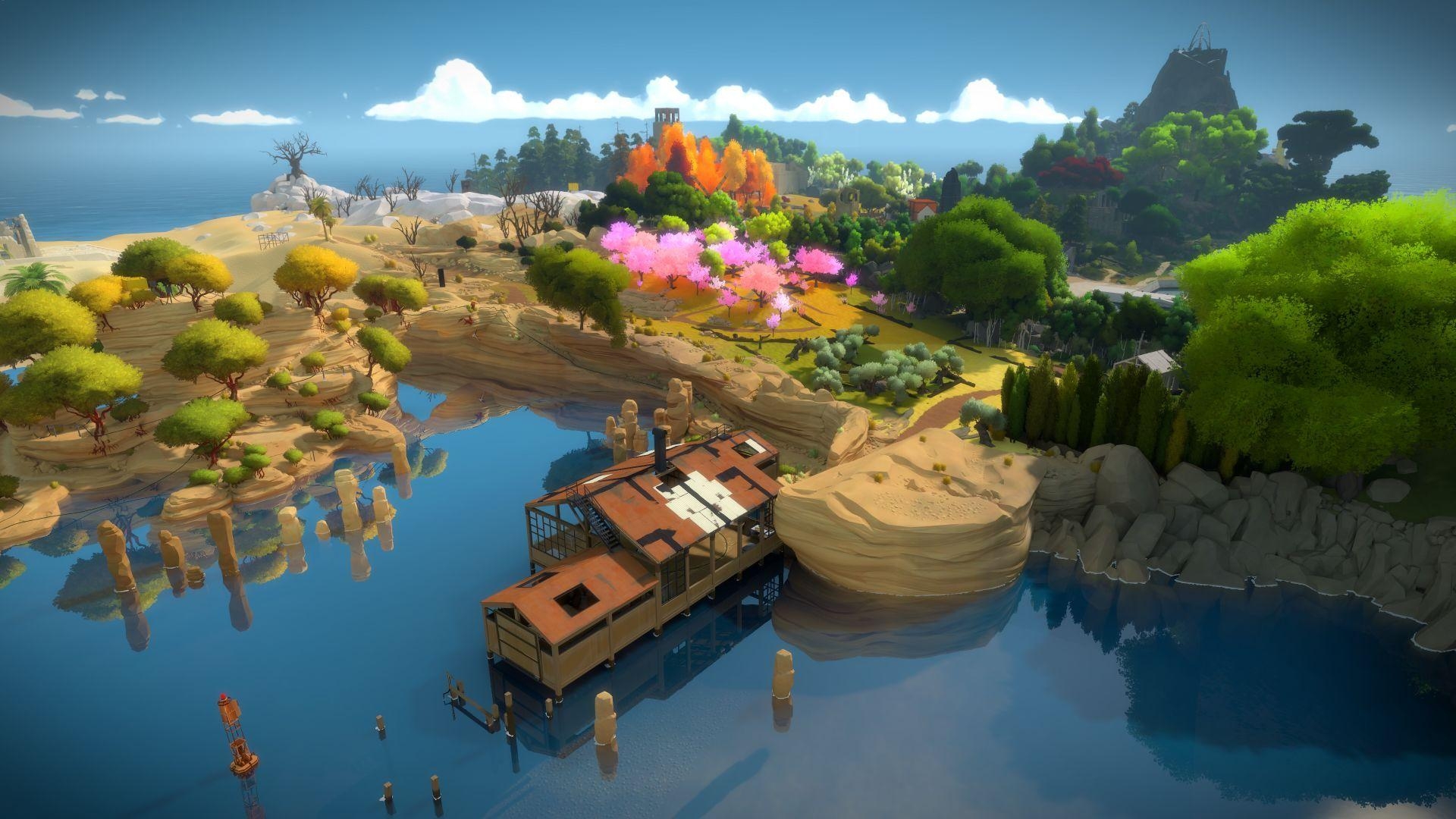 1920x1080 The Witness Game Wallpaper. Art. News games, Xbox live, Indie games, Desktop