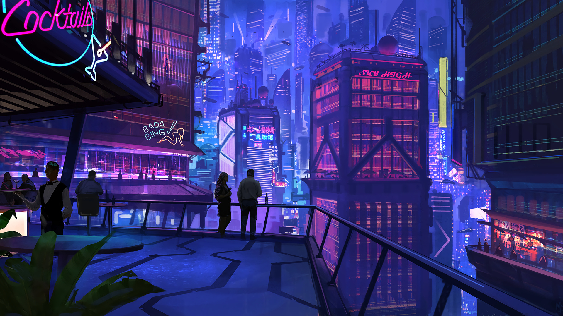 1920x1080 Sci Fi Cyberpunk HD Wallpaper and Background, Desktop