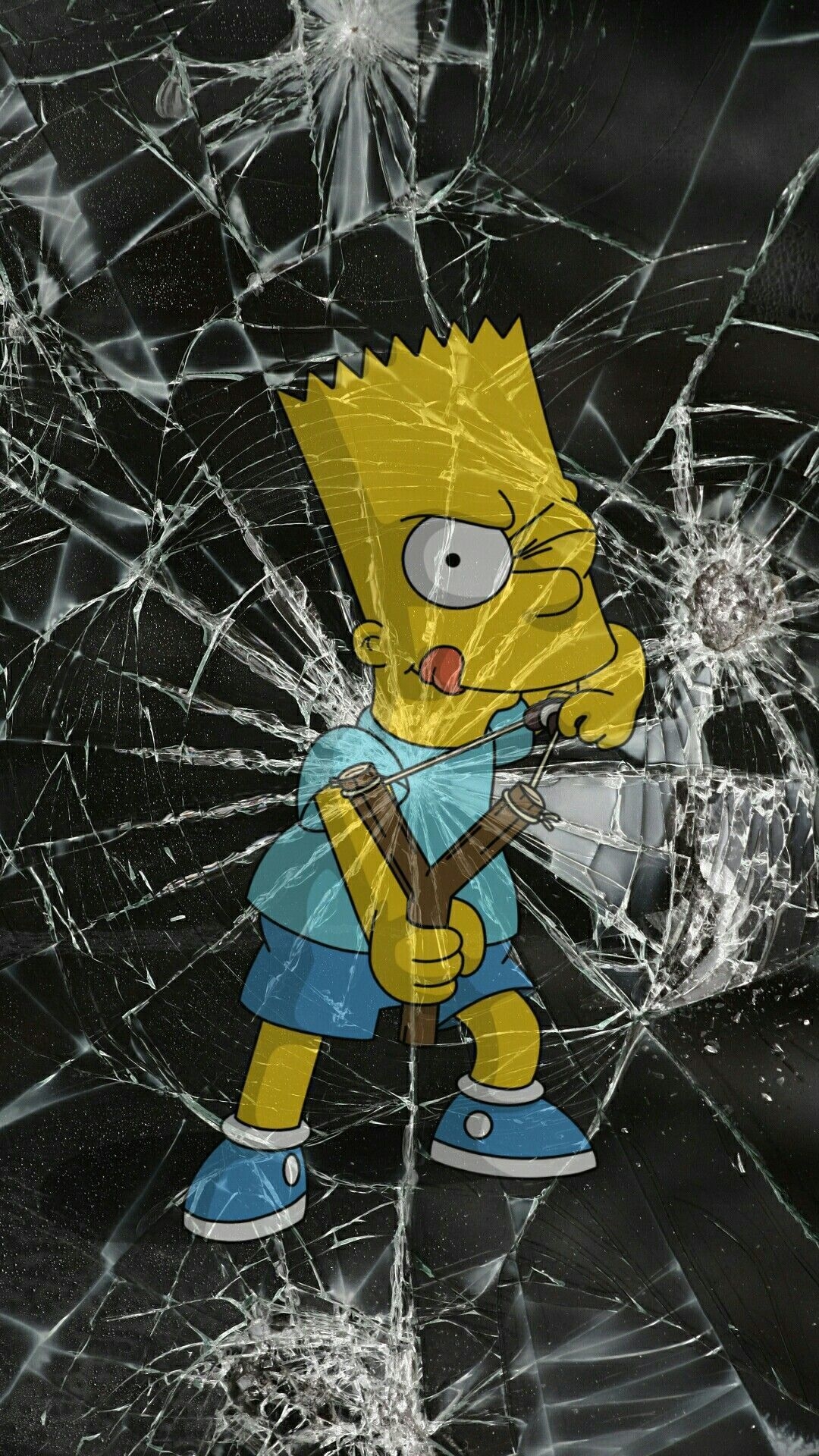 1080x1920 Graffiti Bart Simpson Wallpaper, Phone