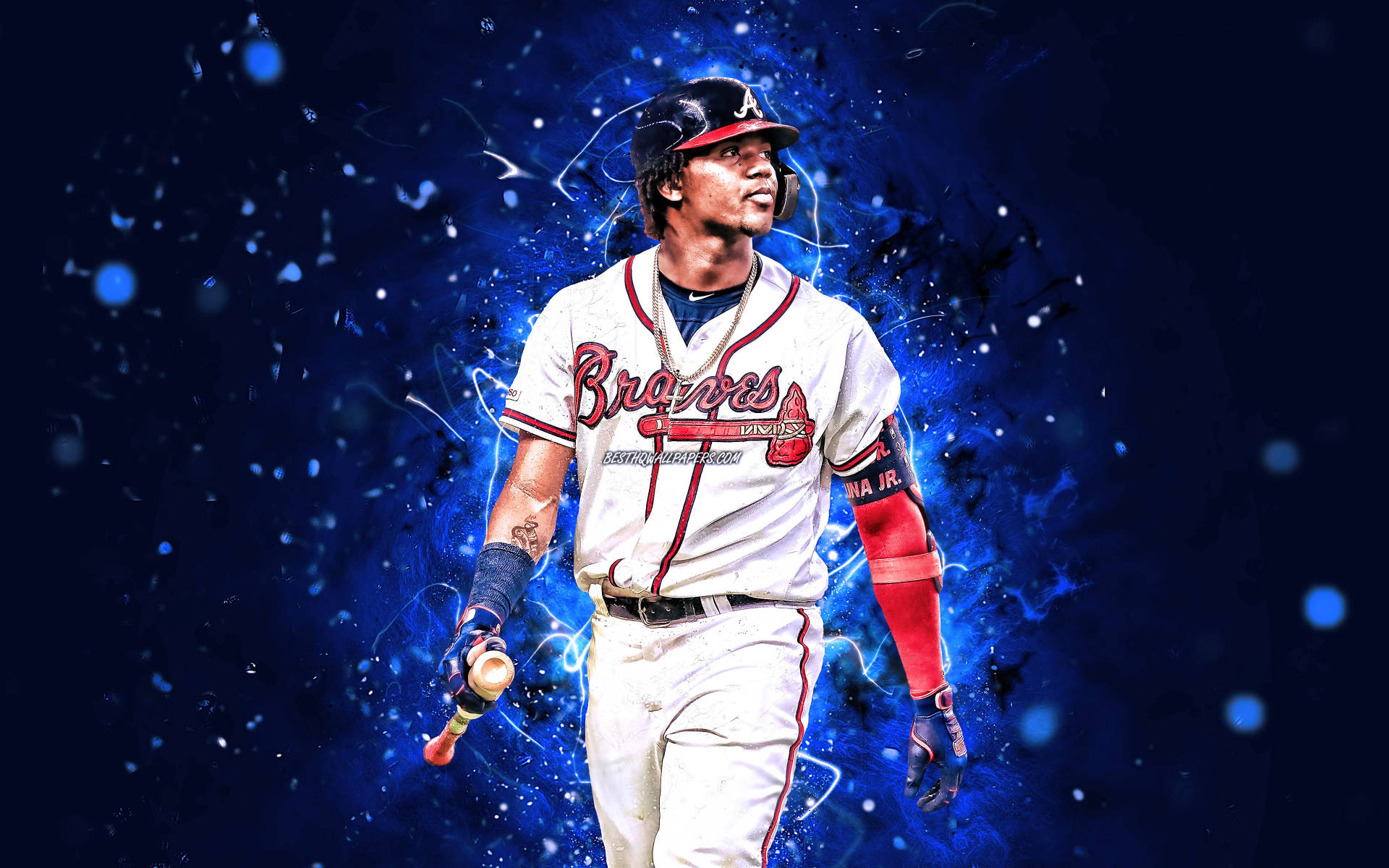 1920x1200 Download Atlanta Braves Player Digital Art Wallpaper, Desktop