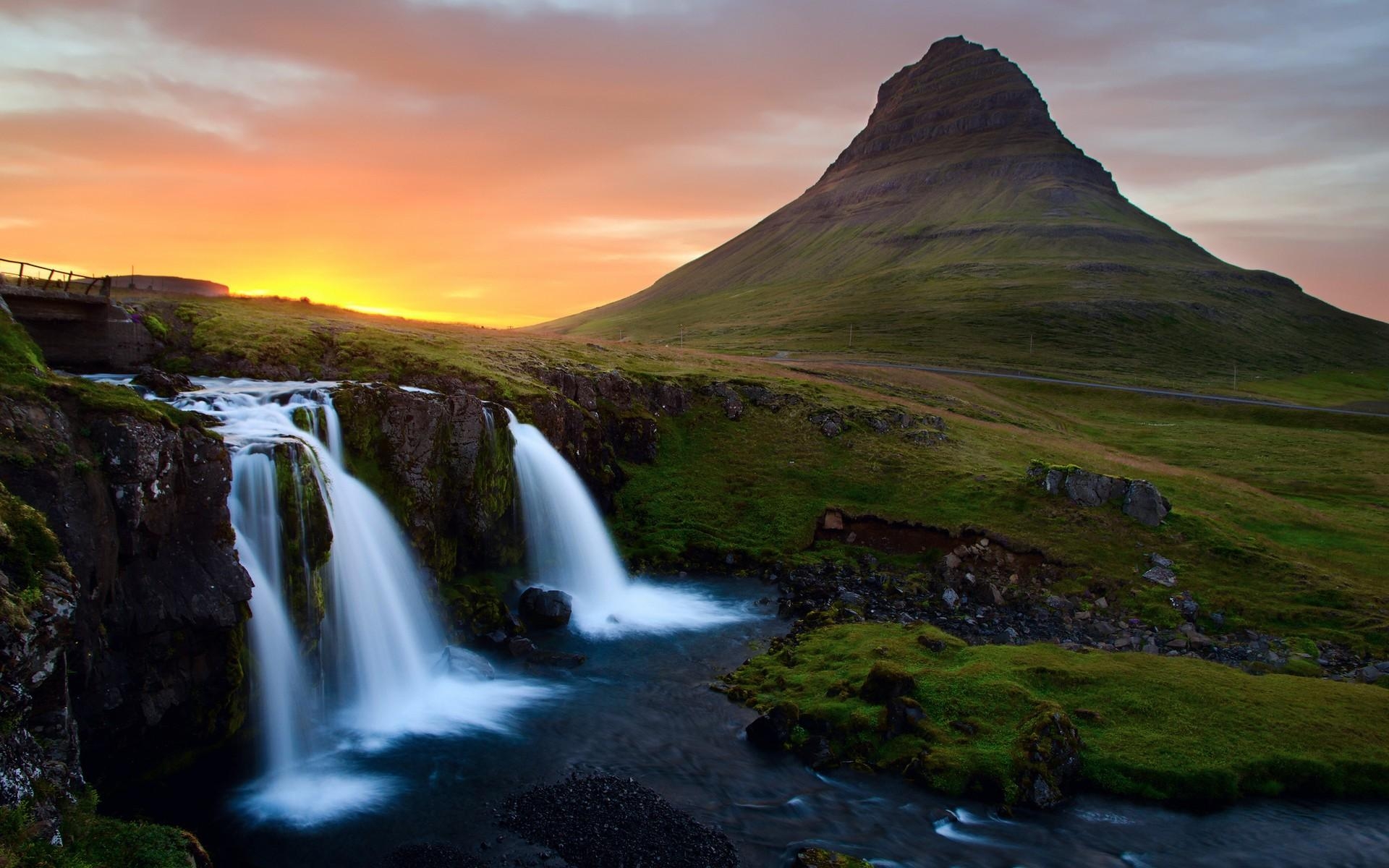 1920x1200 Mountains Landscapes Nature Iceland Wallpaper, Desktop