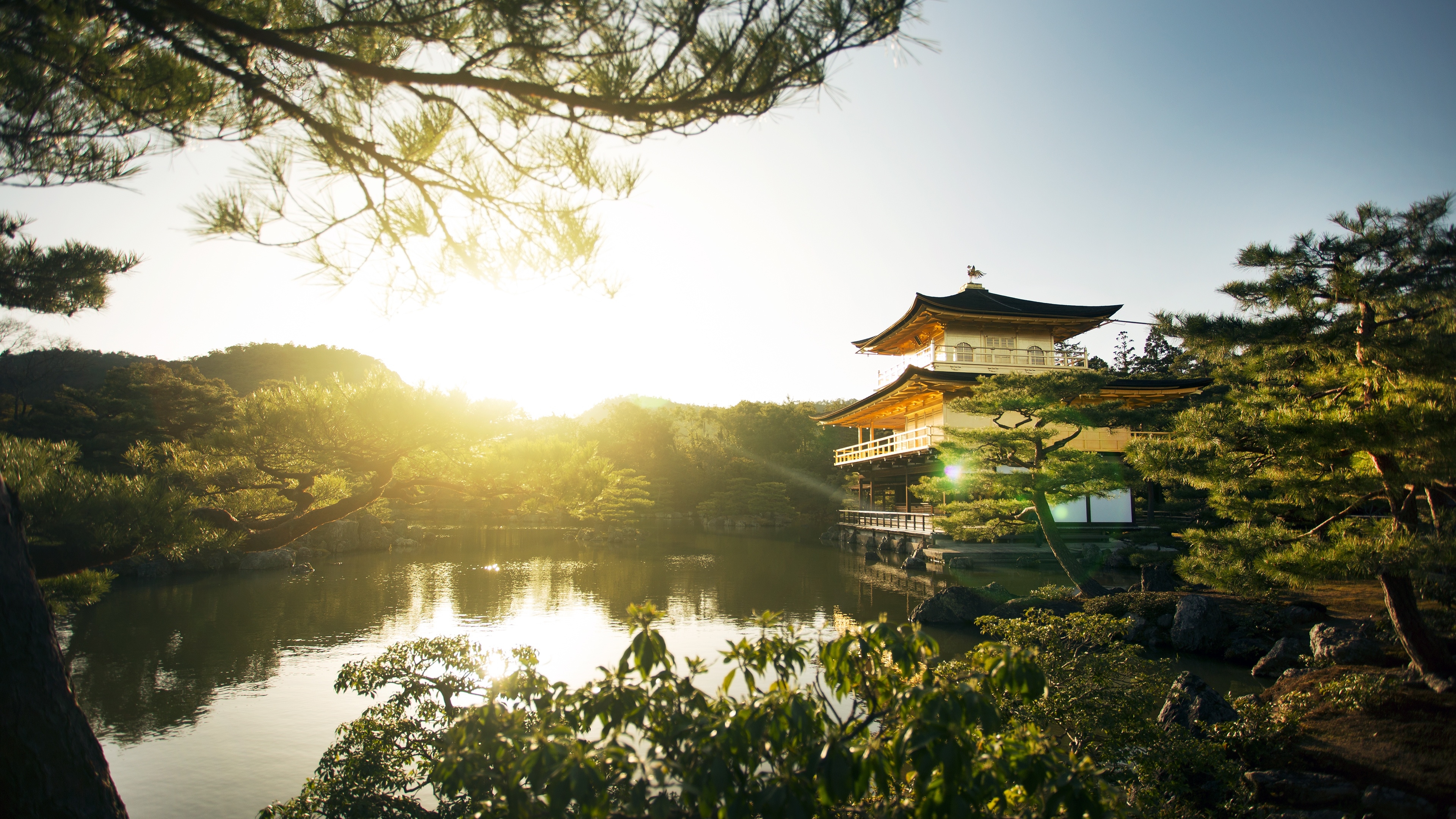 3840x2160 Kinkakuji Temple Wallpaper 4K, Rokuon, Desktop