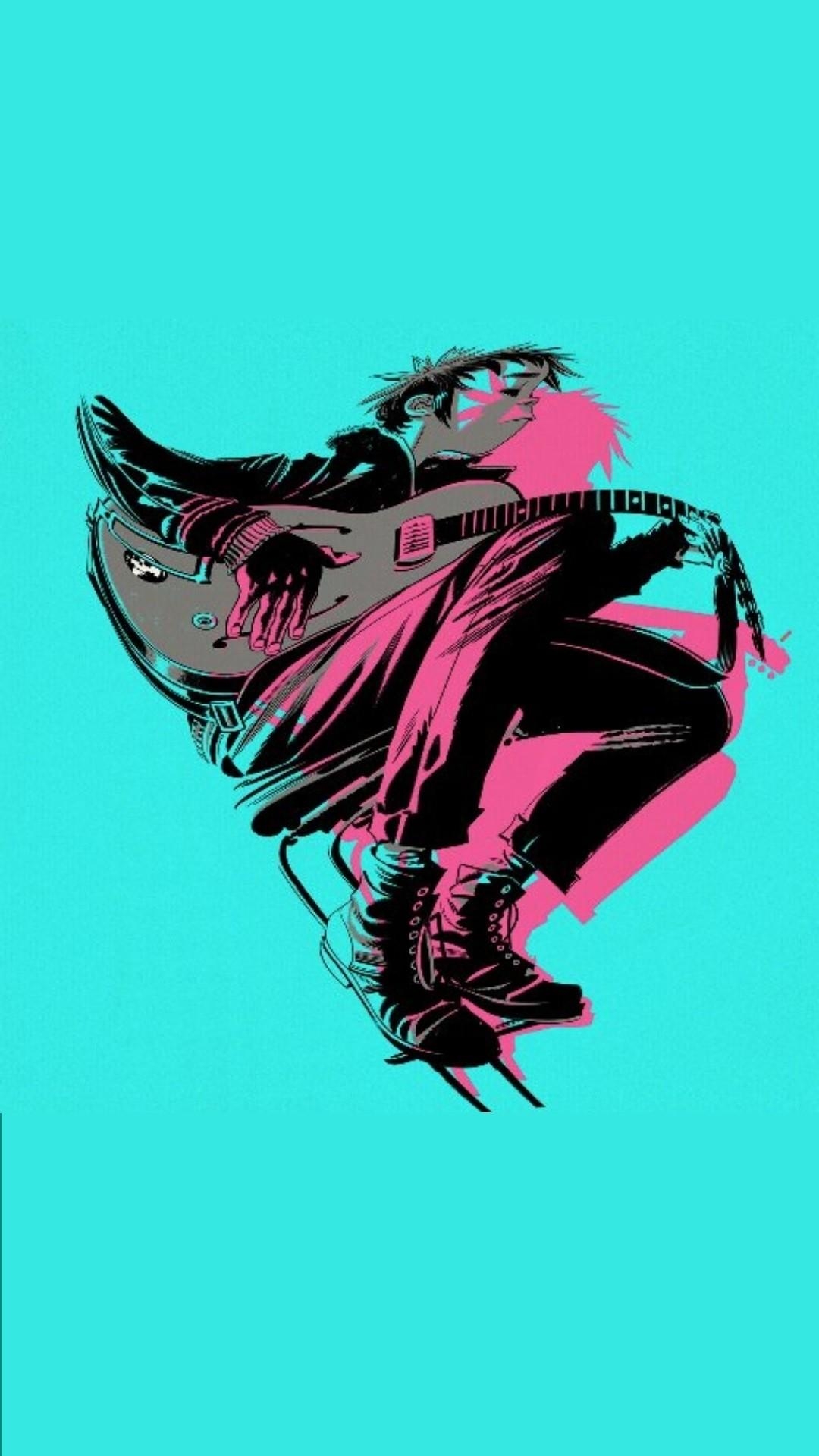 1080x1920 Gorillaz Background, Phone