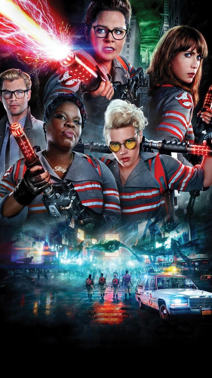 820x1460 Ghostbusters (2016) Phone Wallpaper. Moviemania. Ghostbusters movie, Ghostbusters, Ghostbusters 2016, Phone