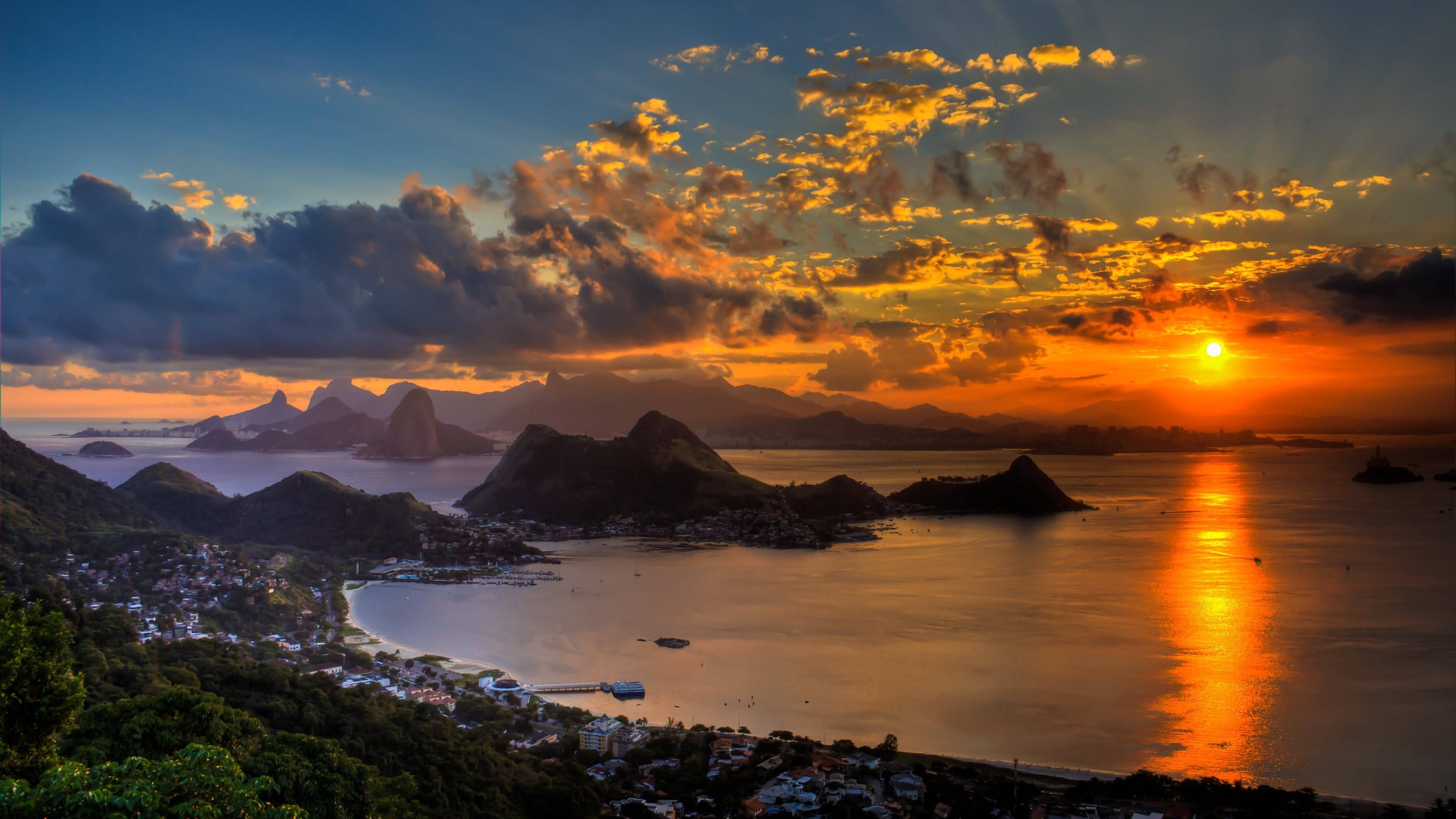 3840x2160 Rio De Janeiro Wallpaper. Rio De Janeiro Background, Desktop