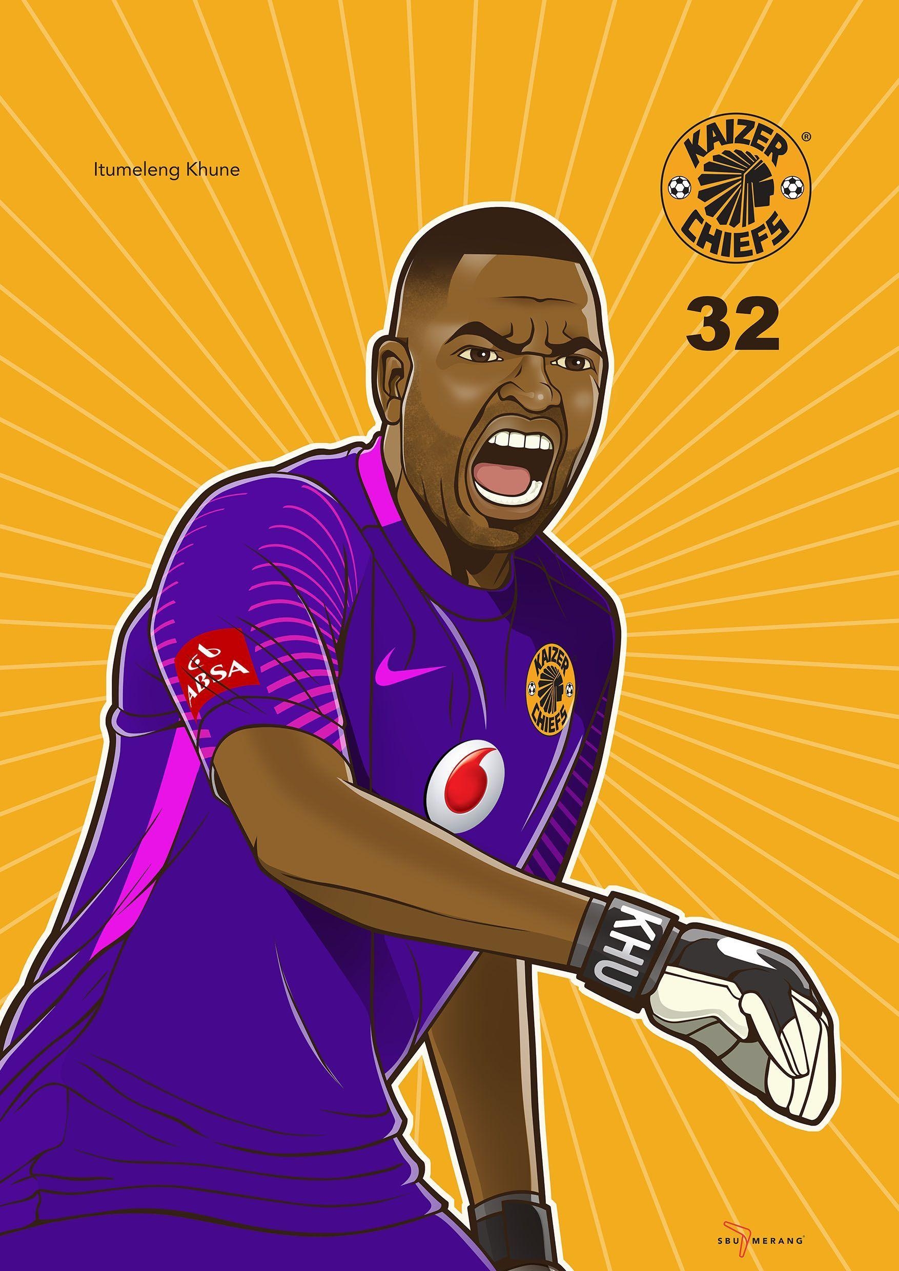 1760x2480 Iwisa Kaizer Chiefs Players_Poster Collection_Itumeleng Khune. Best, Phone