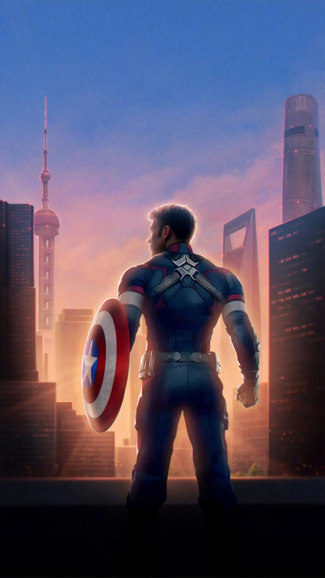 1080x1920 Captain America Avengers Endgame Wallpaper For iPhone 3D, Phone