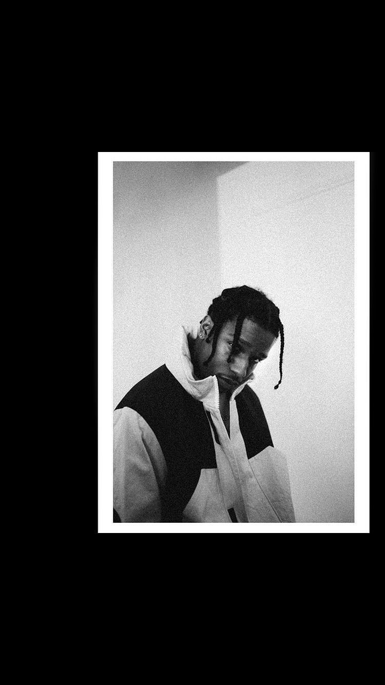 750x1340 asap rocky black and white. Asap rocky wallpaper, Rocky, Asap rocky, Phone