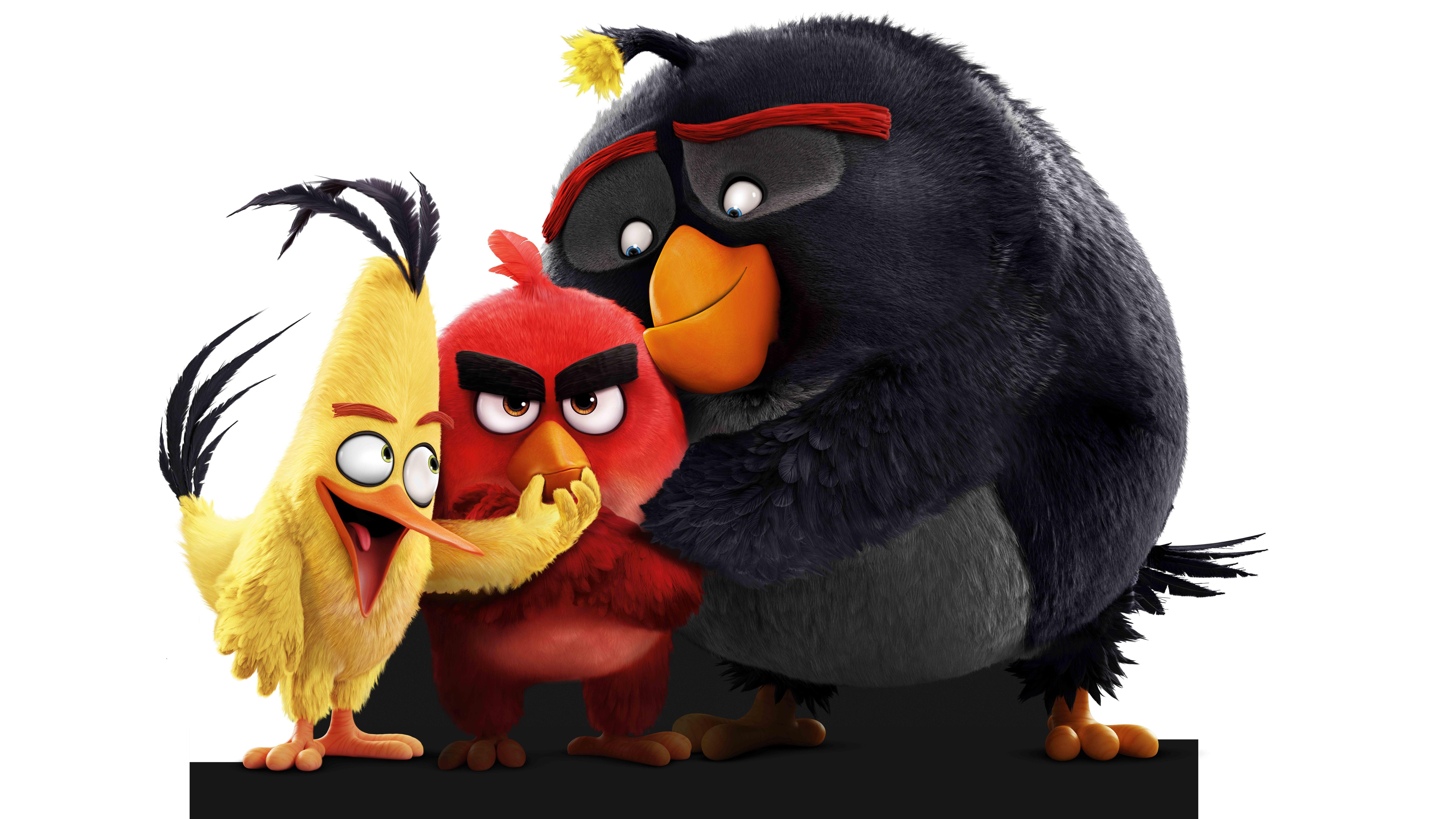 7680x4320 Wallpaper Chuck, Red, Bomb, Angry Birds, 4K, Movies, Desktop