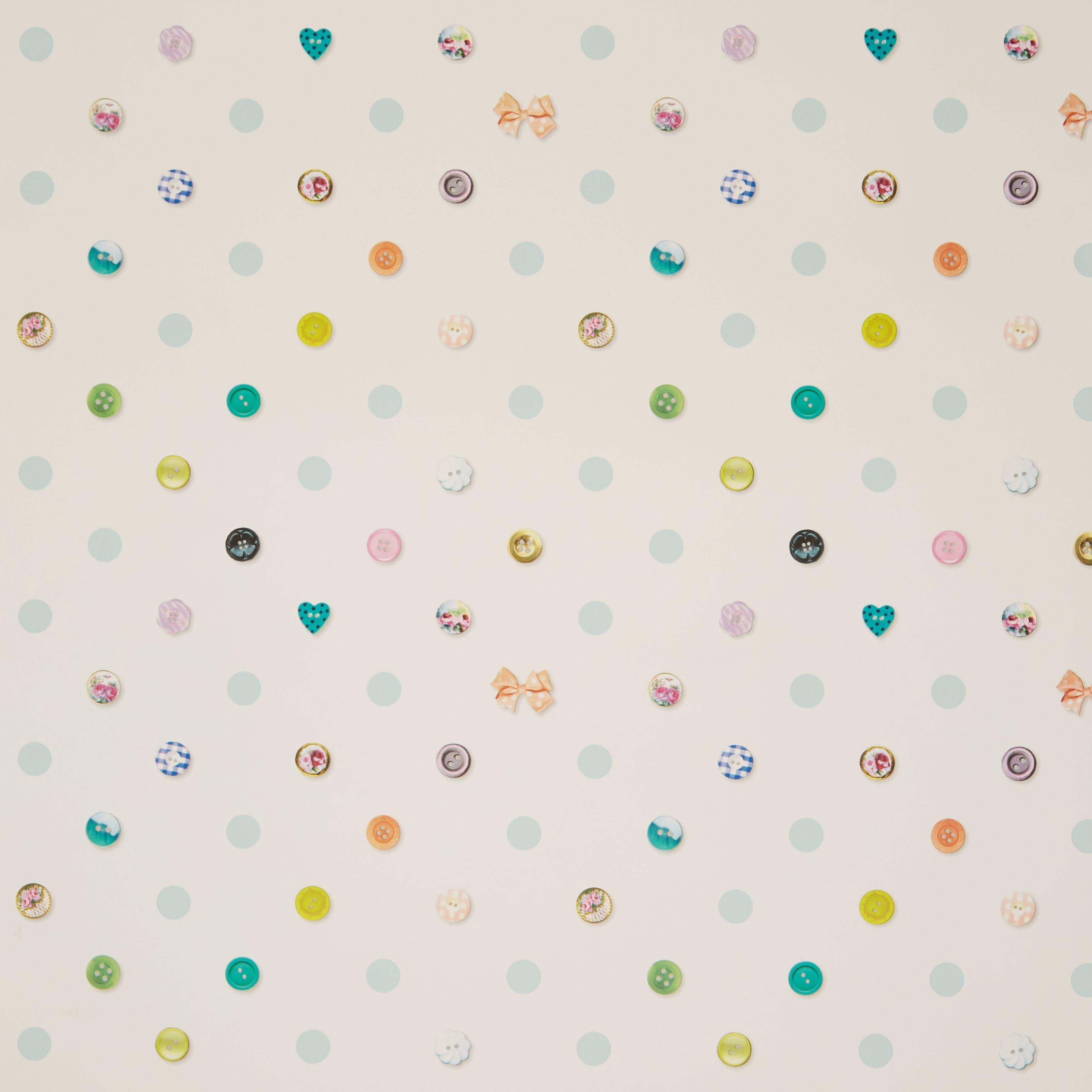 3210x3210 Graham & Brown Fresco Polka Dot Buttons Wallpaper. Fresco, Phone