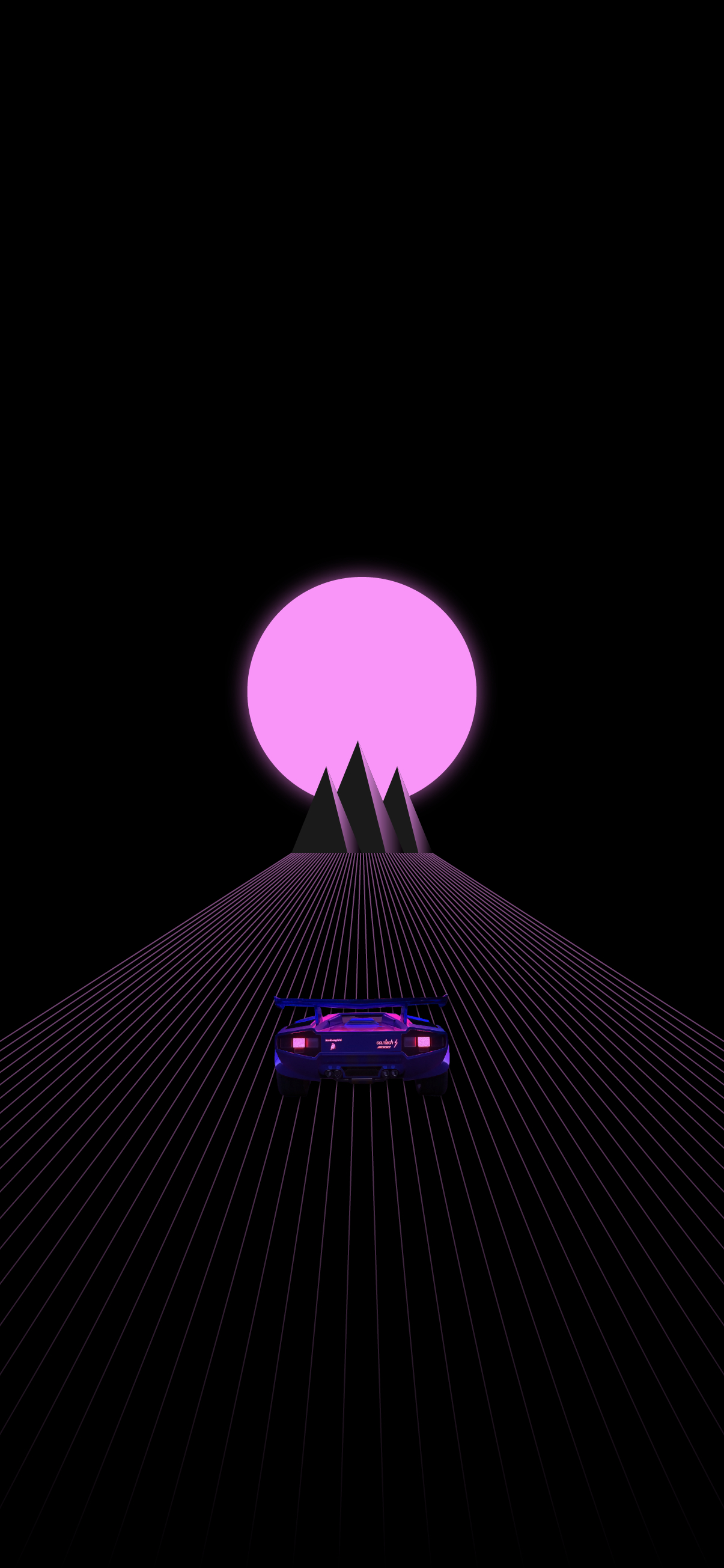 1210x2610 COOL SYNTHWAVE RETRO WAVE AMOLED WALLPAPER. Retro waves, Wallpaper, Synthwave, Phone