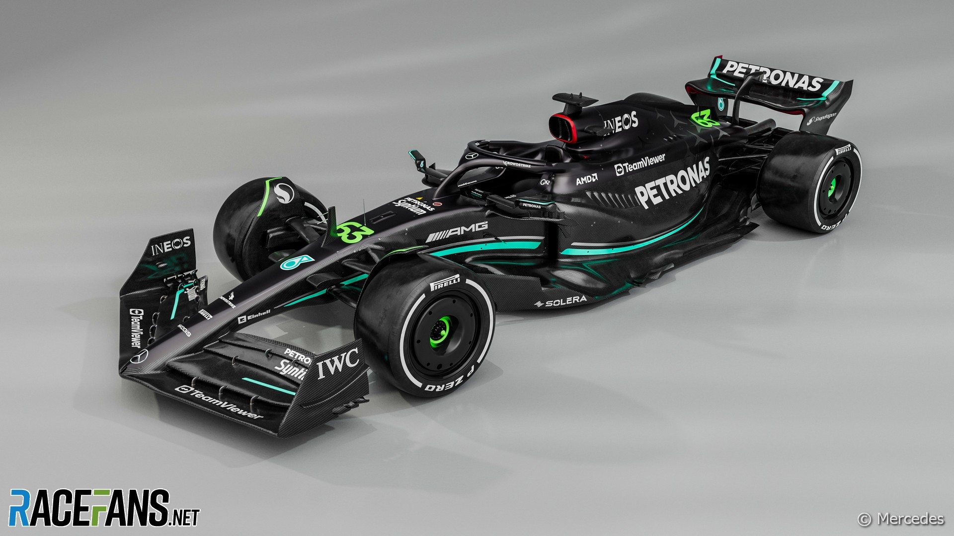 1920x1080 2023 Mercedes W14 Russell colours · RaceFans, Desktop