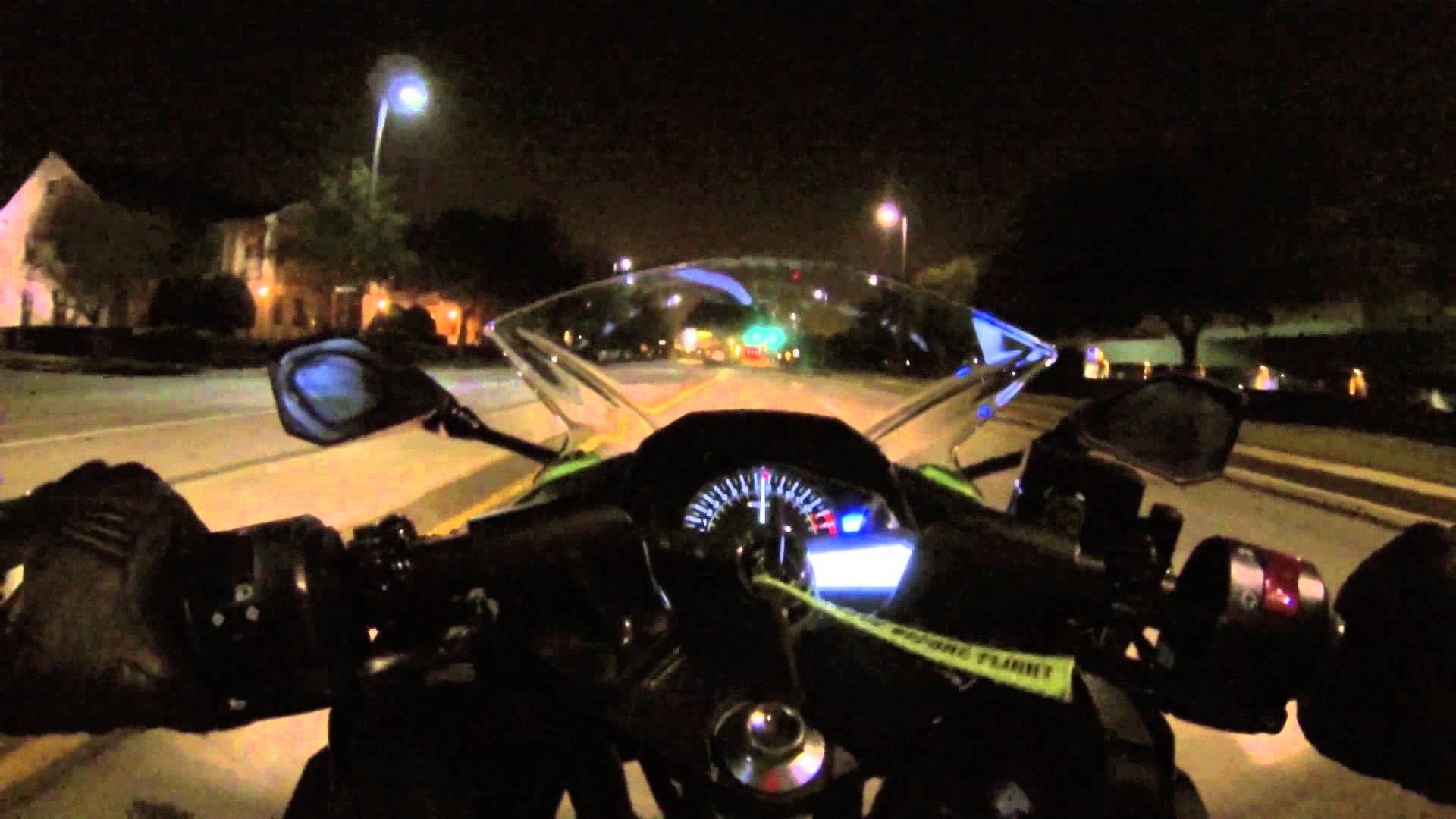 1920x1080 Kawasaki Ninja 300 Night Ride (GoPro Hero3 Night Test), Desktop