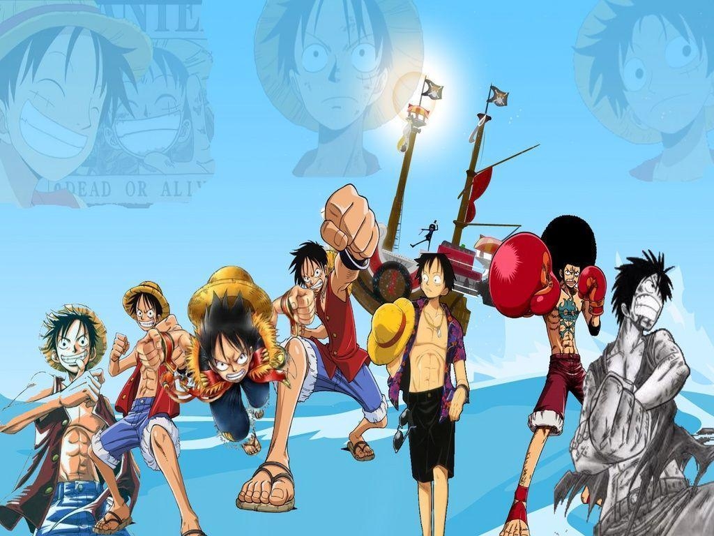 1030x770 Monkey D, One Piece Crew Monkey D Luffy Wallpaper Download. Gear, Desktop