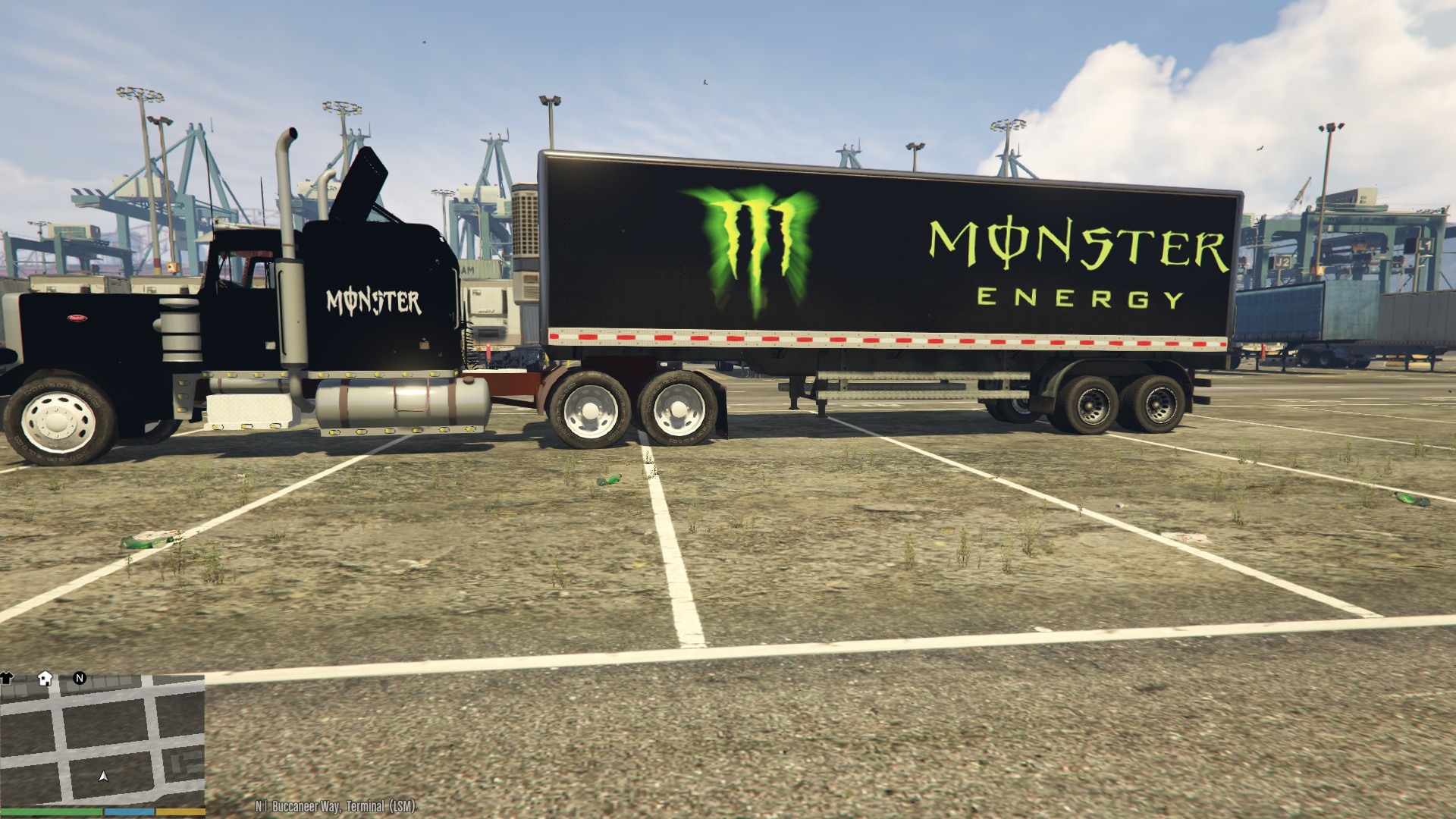 1920x1080 Monster Energy Truck and, Desktop