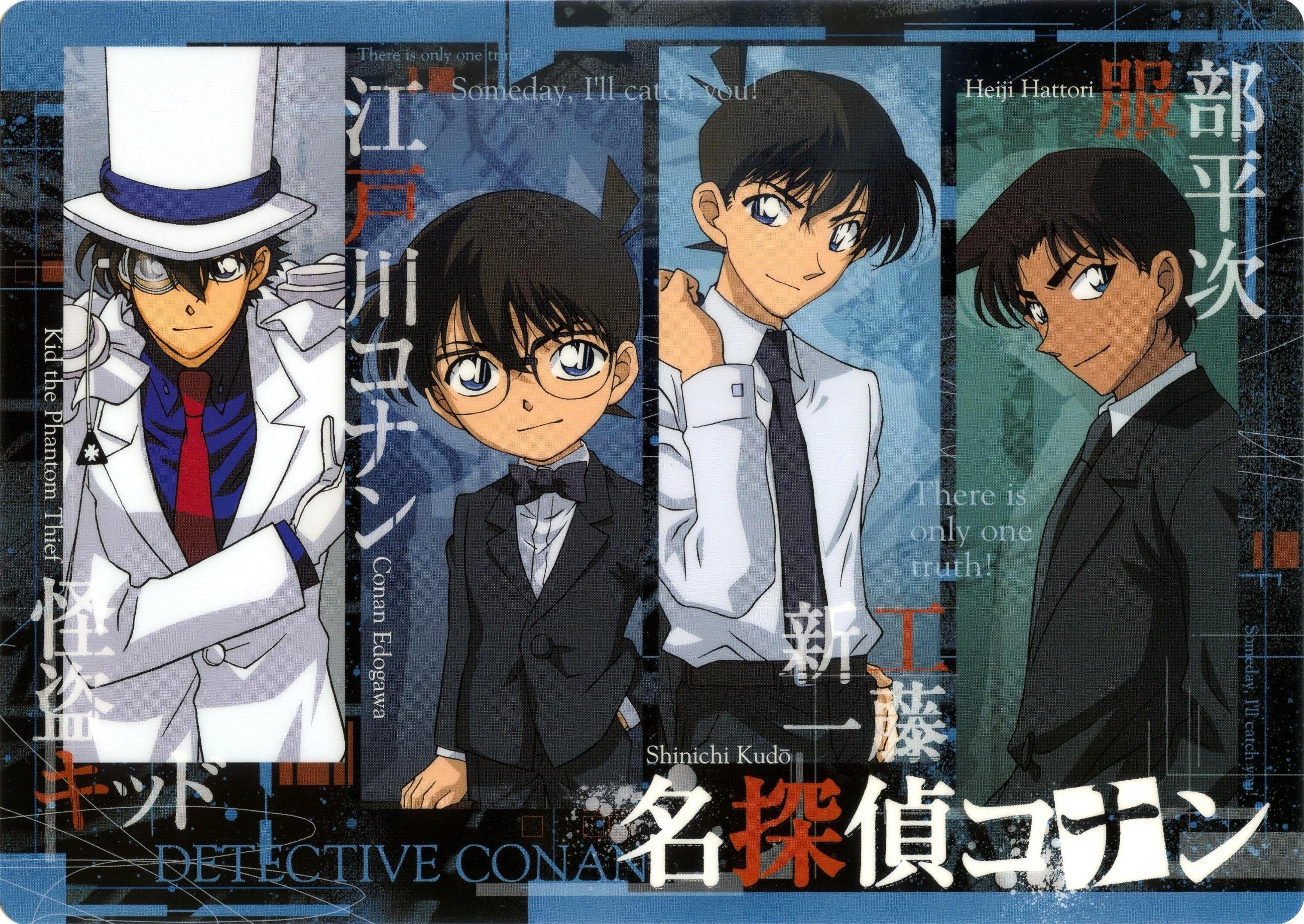 3040x2160 Detective Conan Kaito Kid, Edogawa Conan, Shinichi Kudo, Desktop