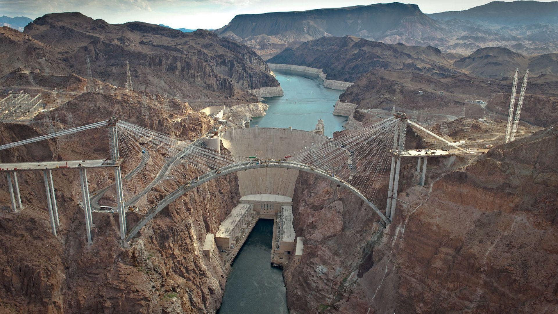 1920x1080 Known places: Hoover Dam Bypass, desktop wallpaper nr. 38561, Desktop