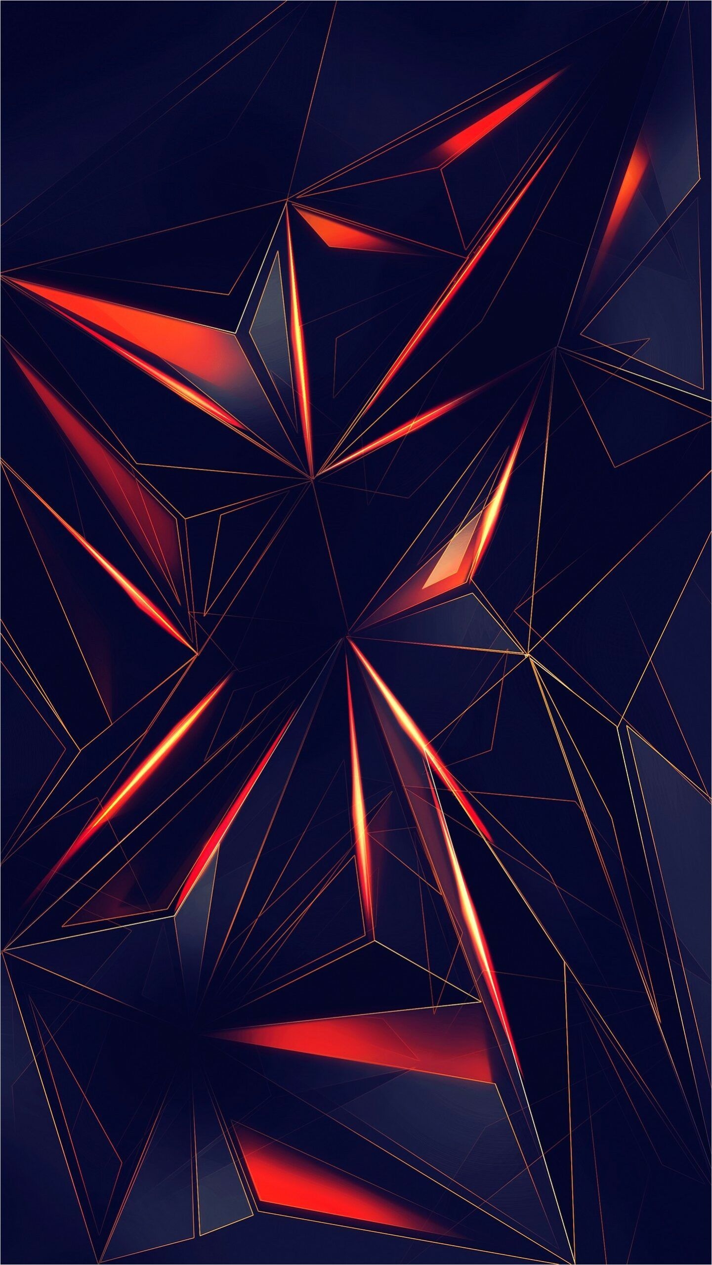 1450x2560 3D Geometric Wallpaper 4k. Geometric, Phone