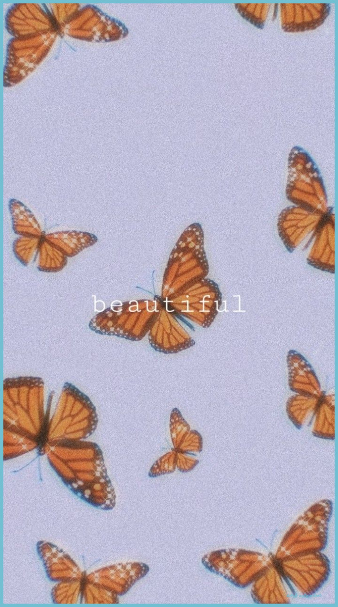 700x1260 The Best 18 Background Aesthetic Cute Butterfly Wallpaper, Phone