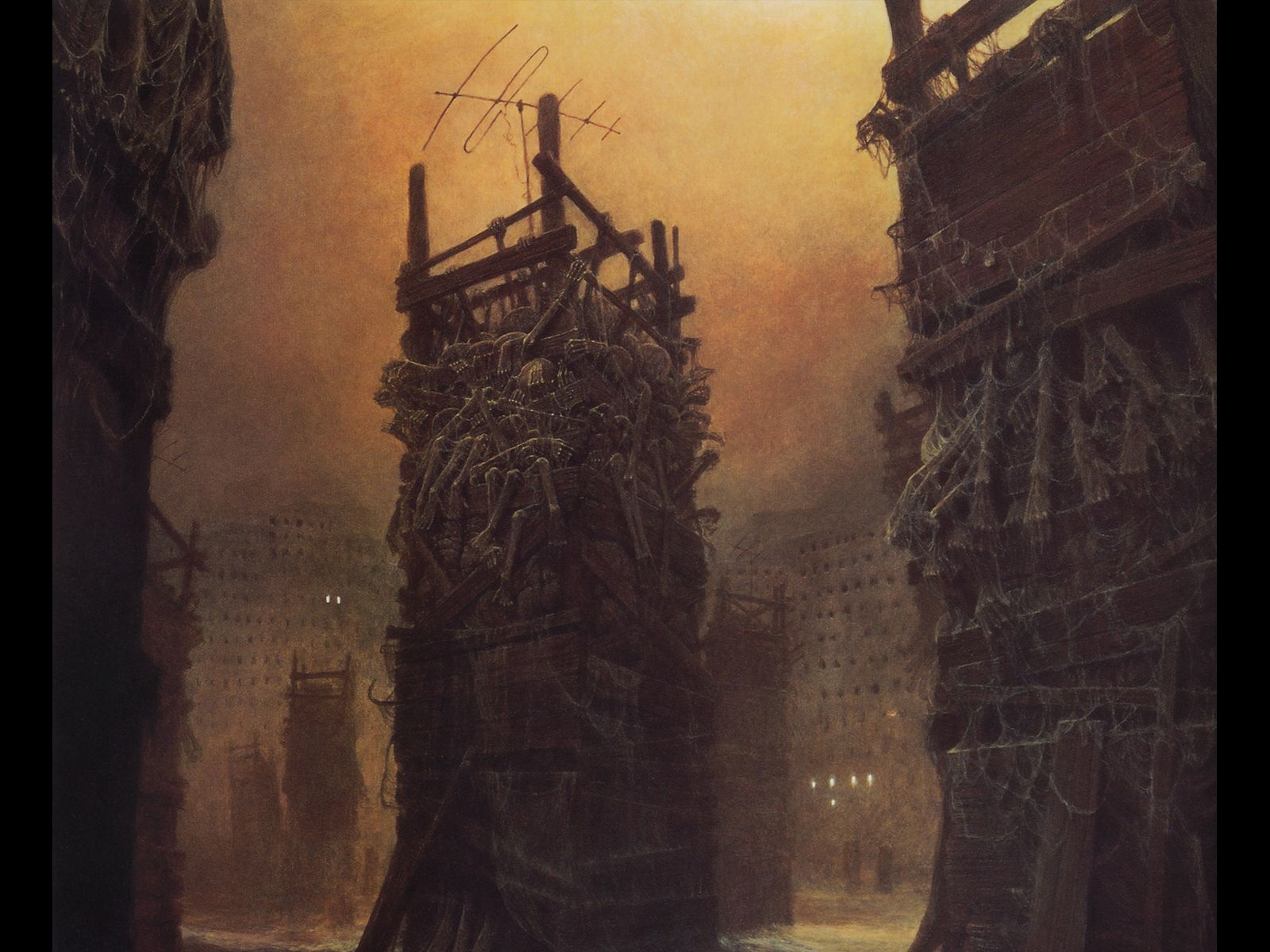 1600x1200 Gothic / Dark Art: Zdzislaw Beksinski, picture nr. 50435, Desktop