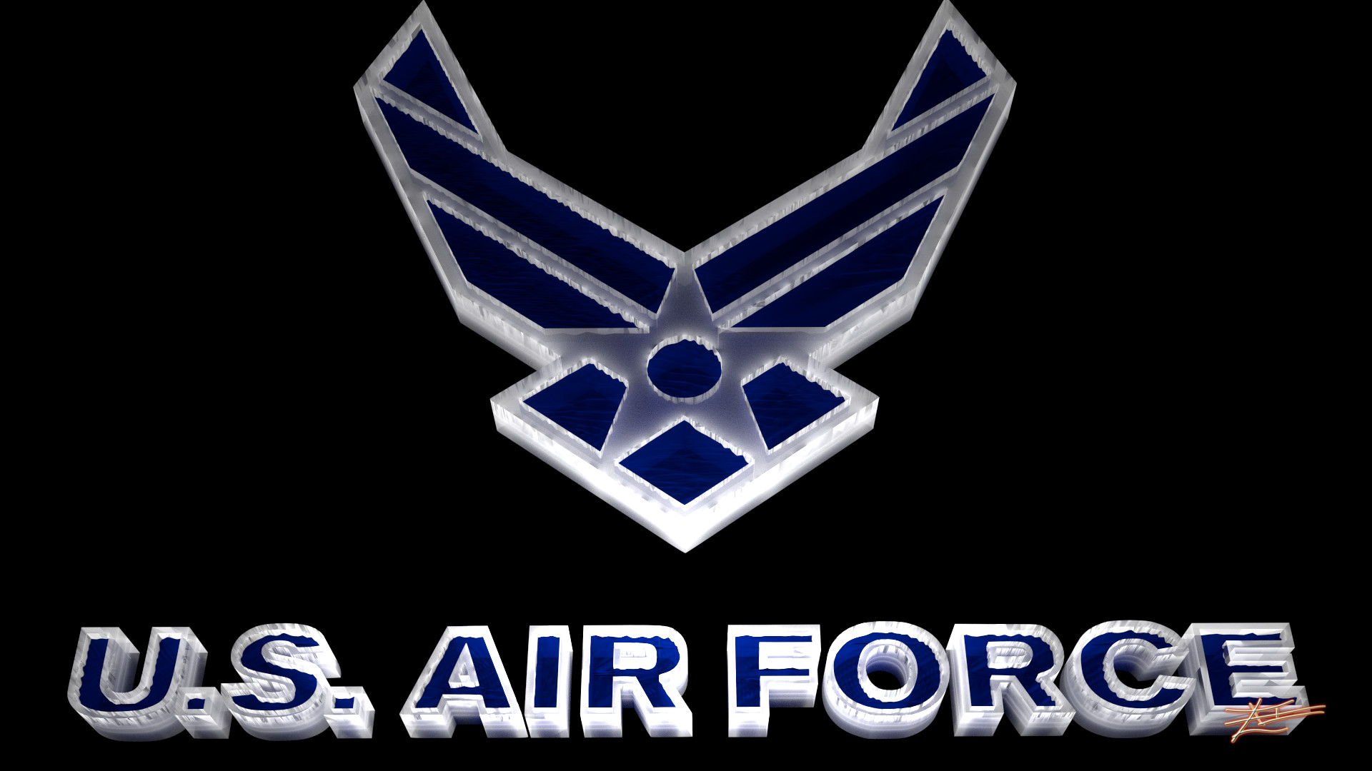 1920x1080 Air Force iPhone, Desktop