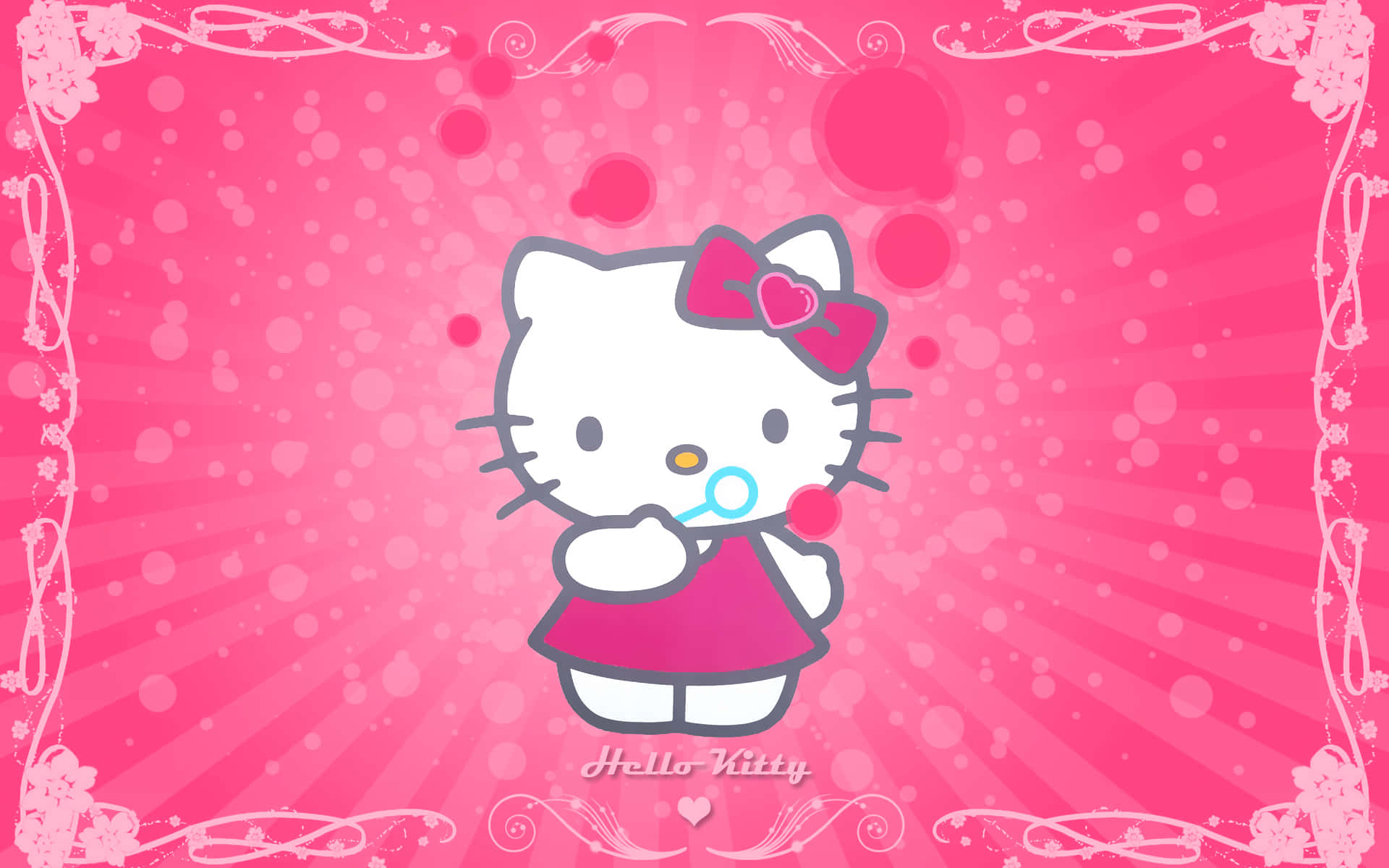 1920x1200 Cute Pink Hello Kitty Wallpaper, Desktop