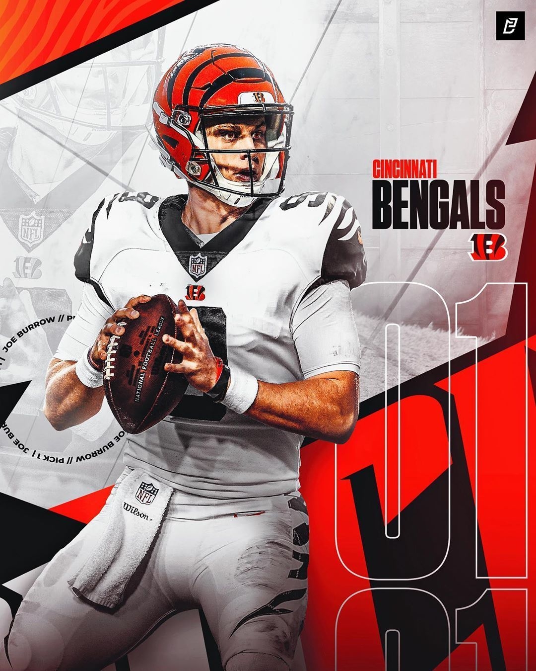 1080x1350 Enrique Castellano on Instagram: “With the first pick in the 2020 NFL Draft, the Cincinnati Bengals are. Cincinnati bengals, Bengals, Cincinnati bengals football, Phone