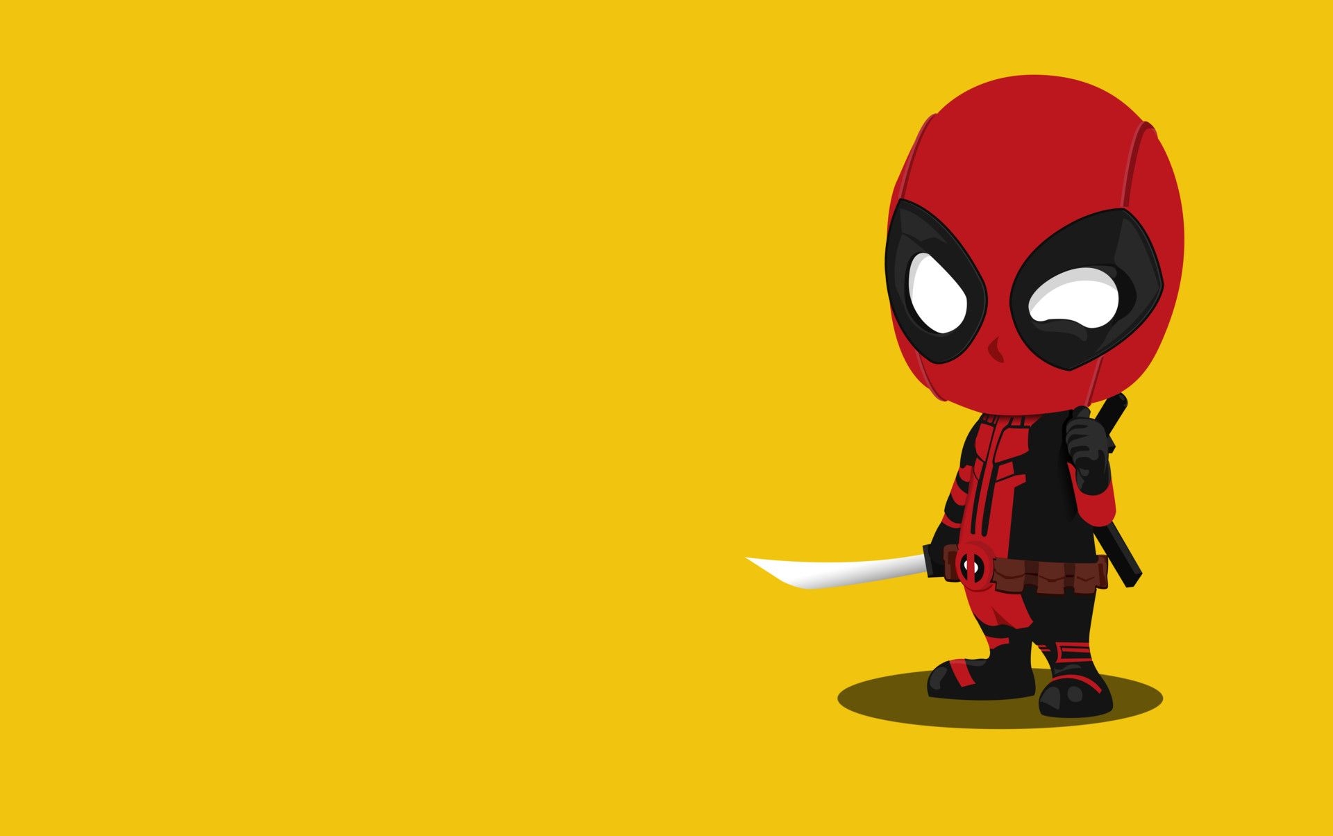 1920x1210 Kid Deadpool Minimalism, HD Superheroes, 4k Wallpaper, Image, Background, Photo and Picture, Desktop