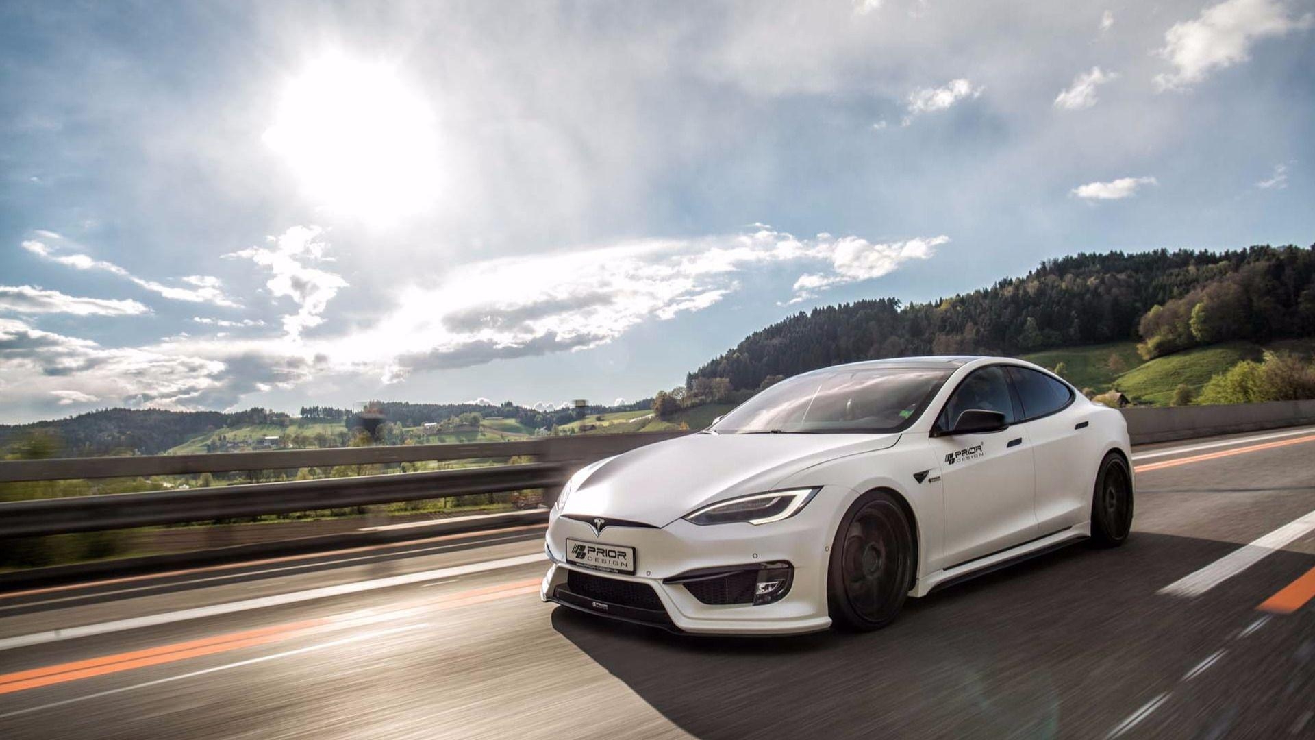 1920x1080 Tesla Model S Gets Aggressive Touch With Tuner's Aero Kit, Desktop