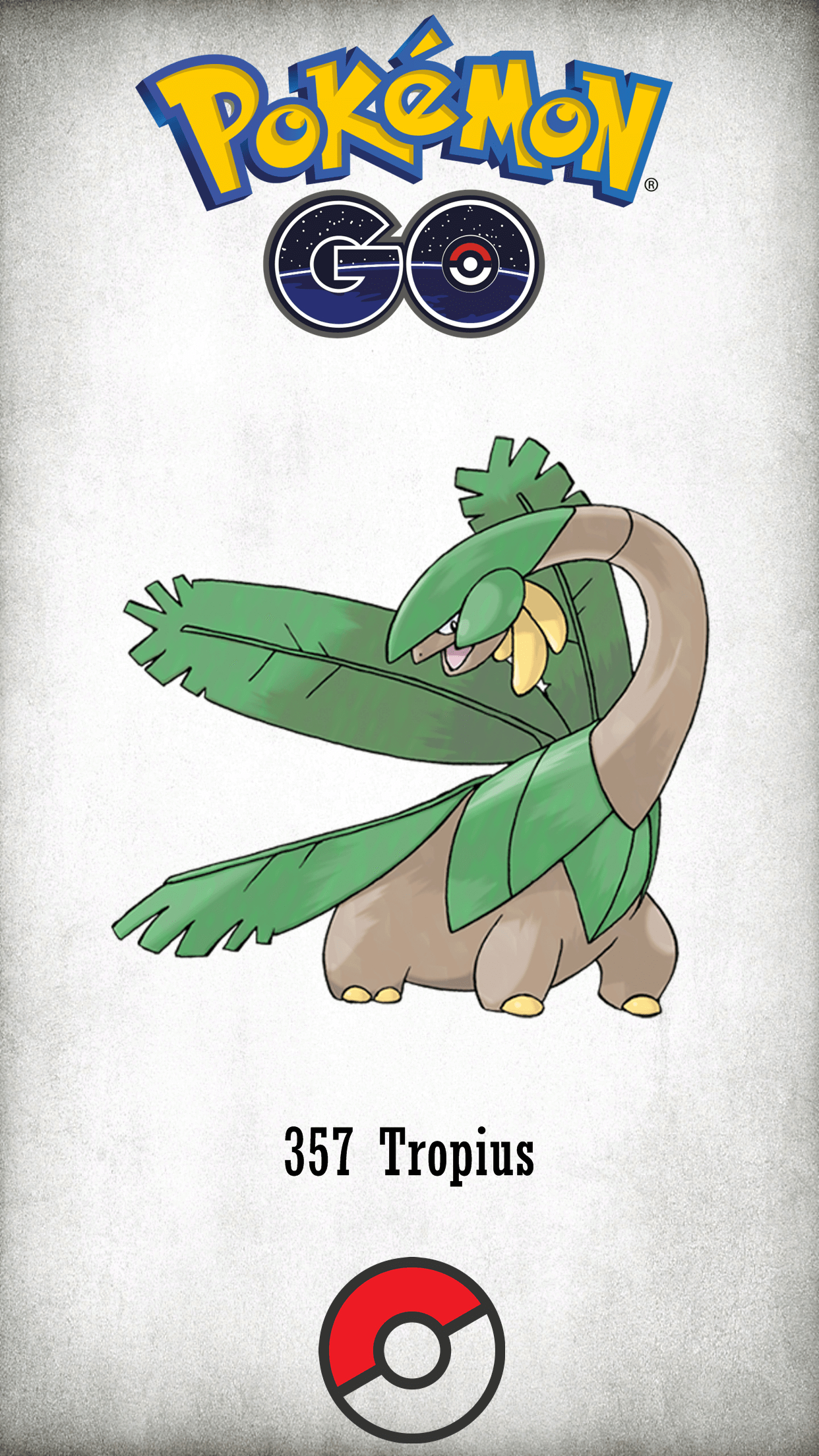 1250x2210 Character Tropius, Phone