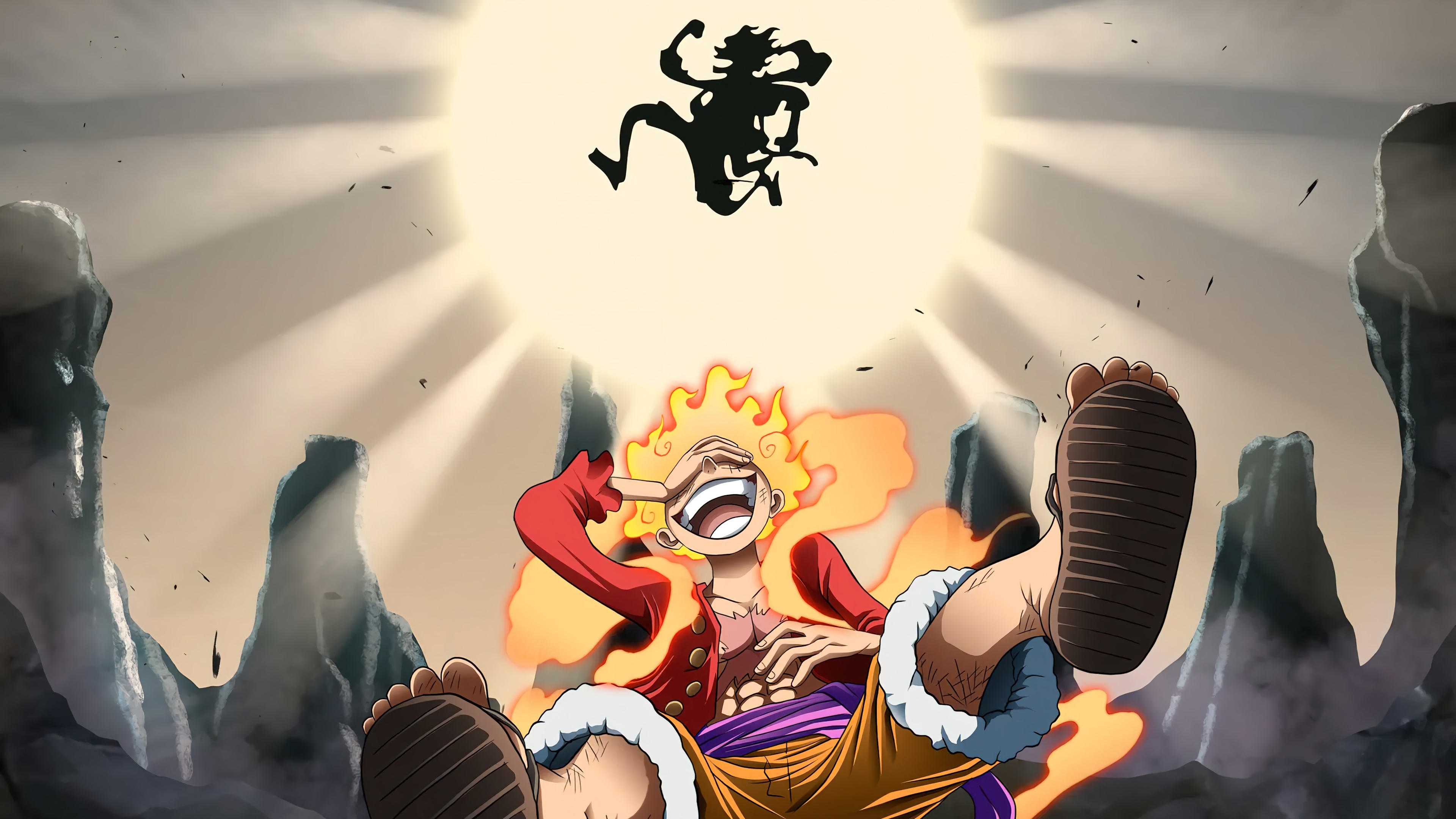 3840x2160 luffy, gear sun god, nika, one piece, 4k Gallery HD Wallpaper, Desktop