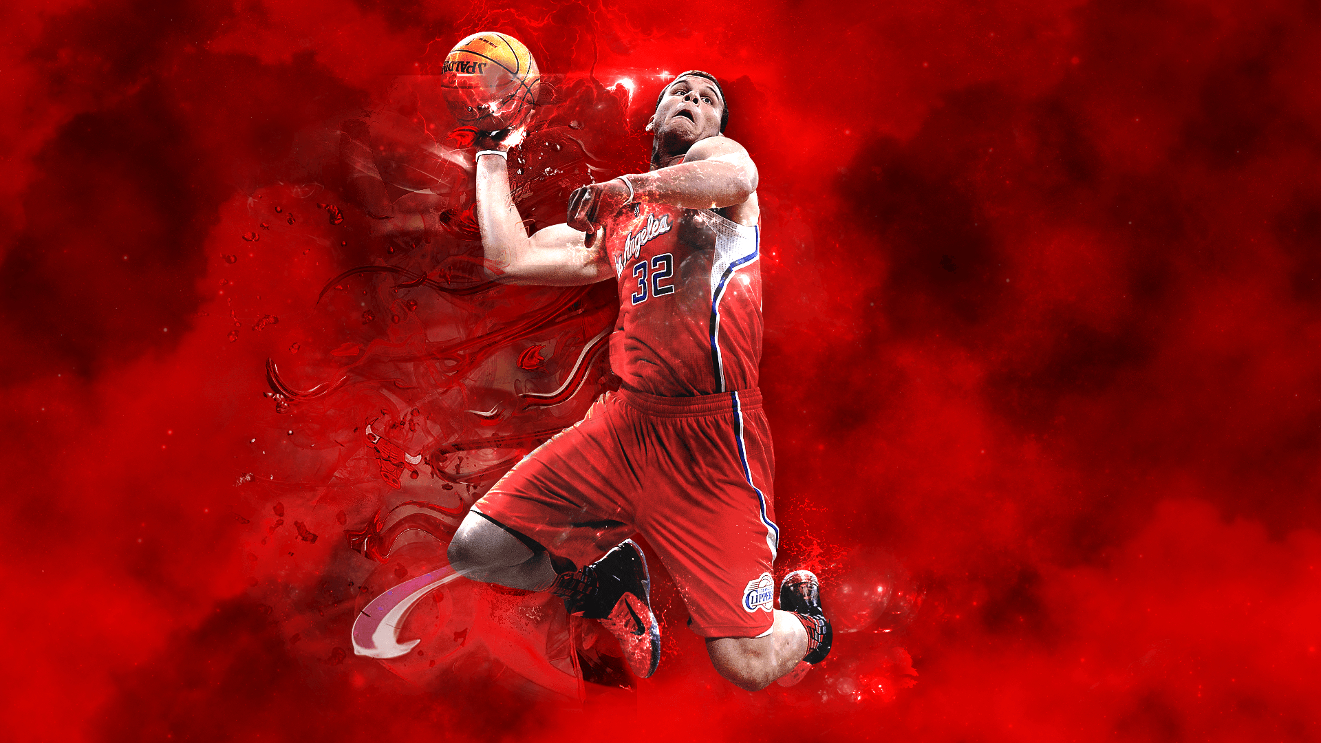 1920x1080 HD Blake Griffin Losangeles Clippers Wallpaper. HD Wallpaper, Desktop