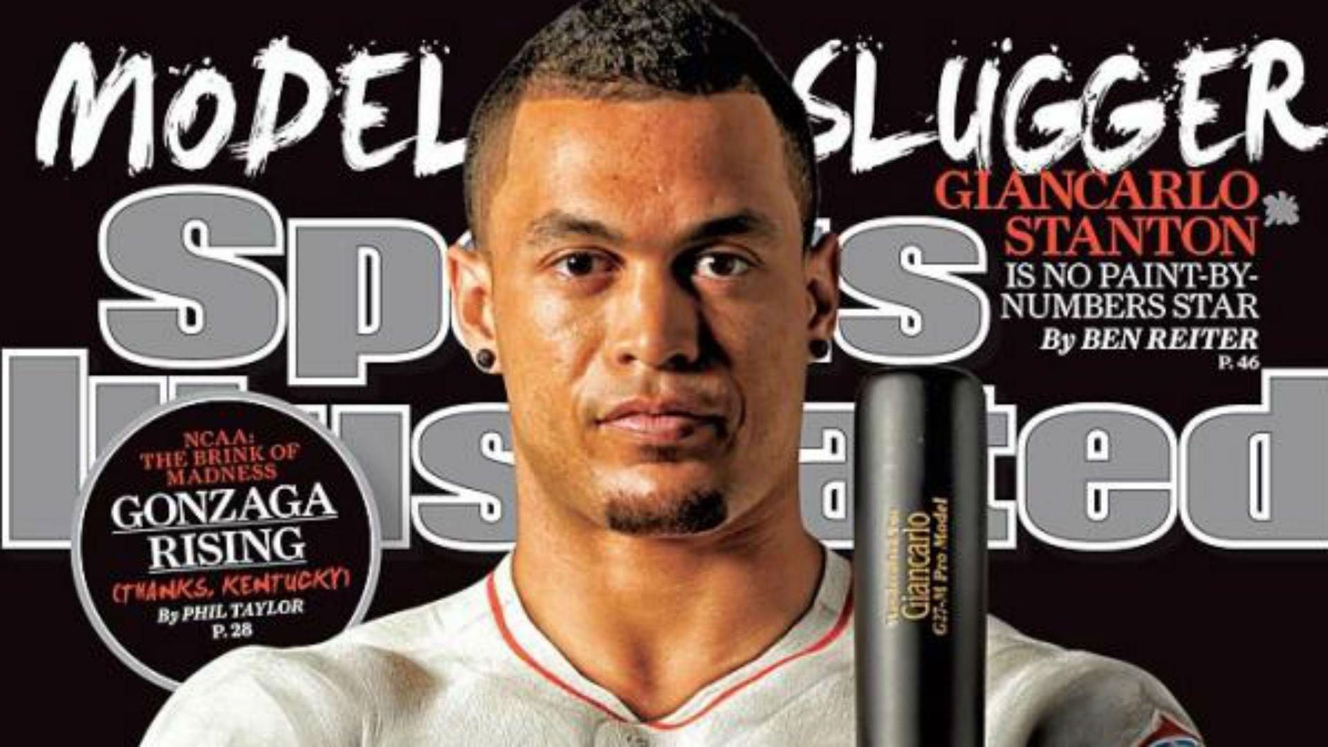 1920x1080 Giancarlo Stanton graces 'SI' cover wearing body paint. MLB, Desktop