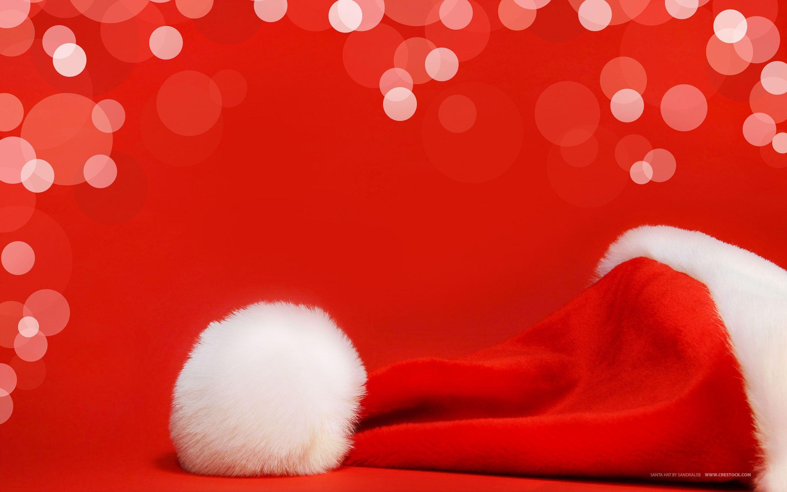 2560x1600 Santa Claus Hat Wallpaper, Desktop