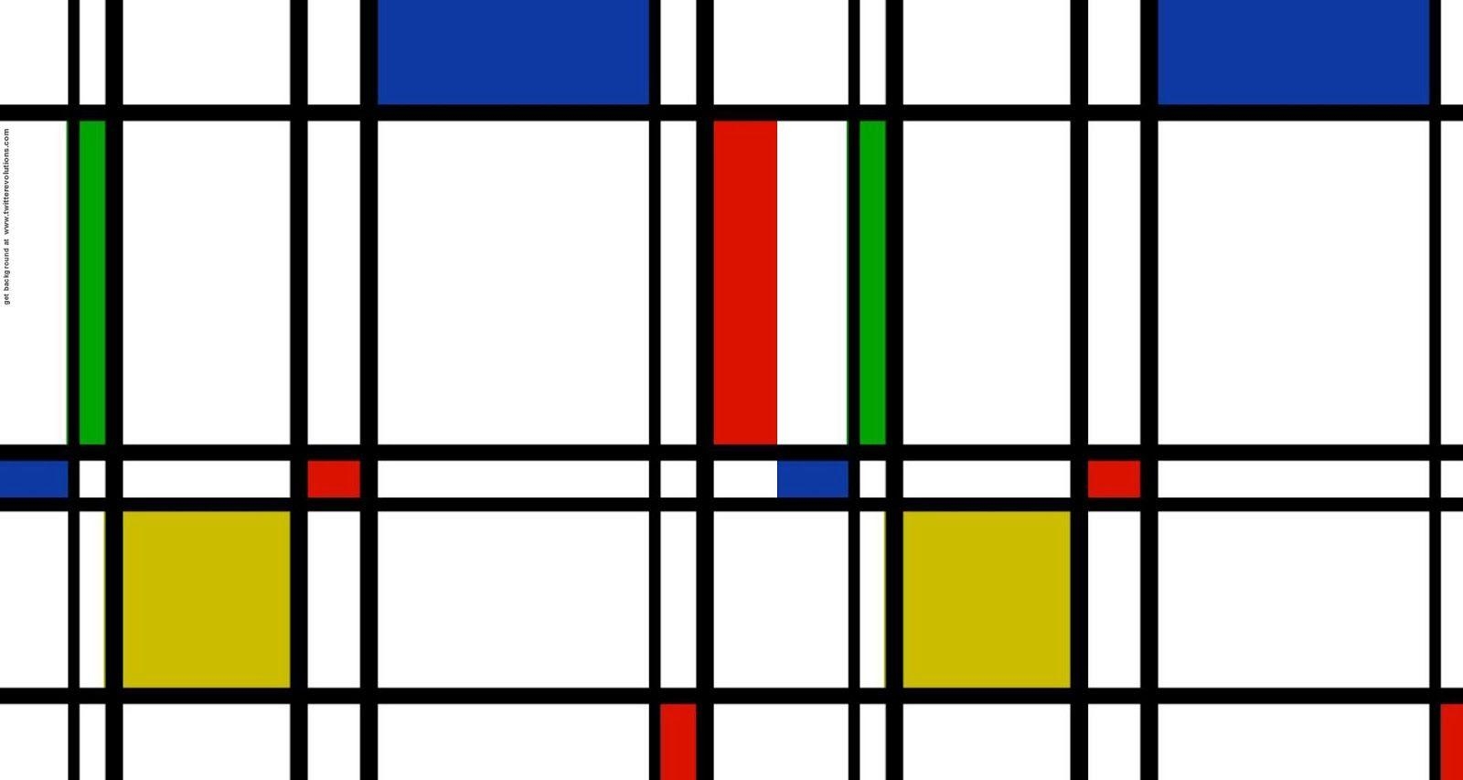 1600x860 pinkpagodastudio: Piet Mondrian, Desktop