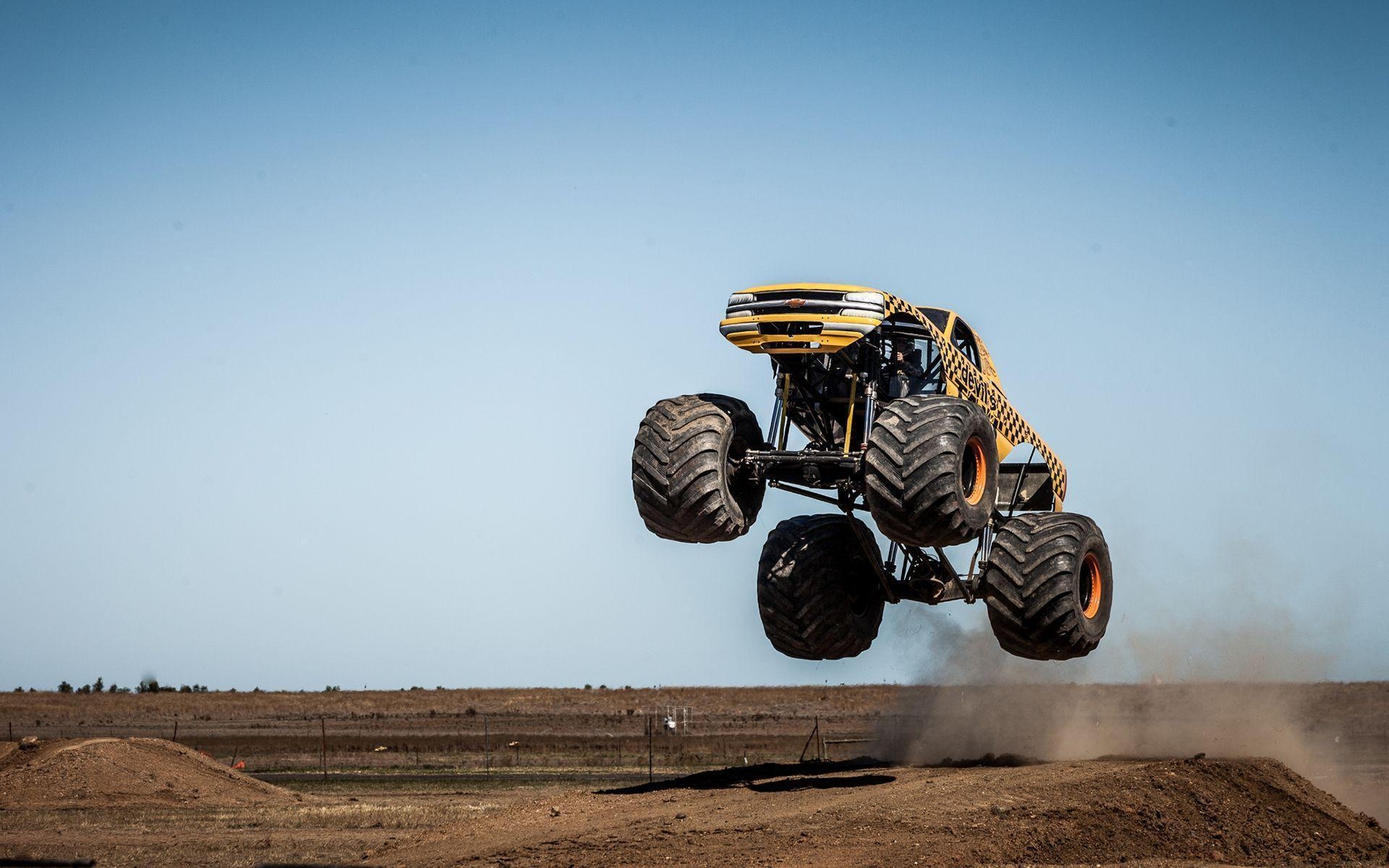 1920x1200 monster truck action background photo. Car Wallpaper. WHERE, Desktop