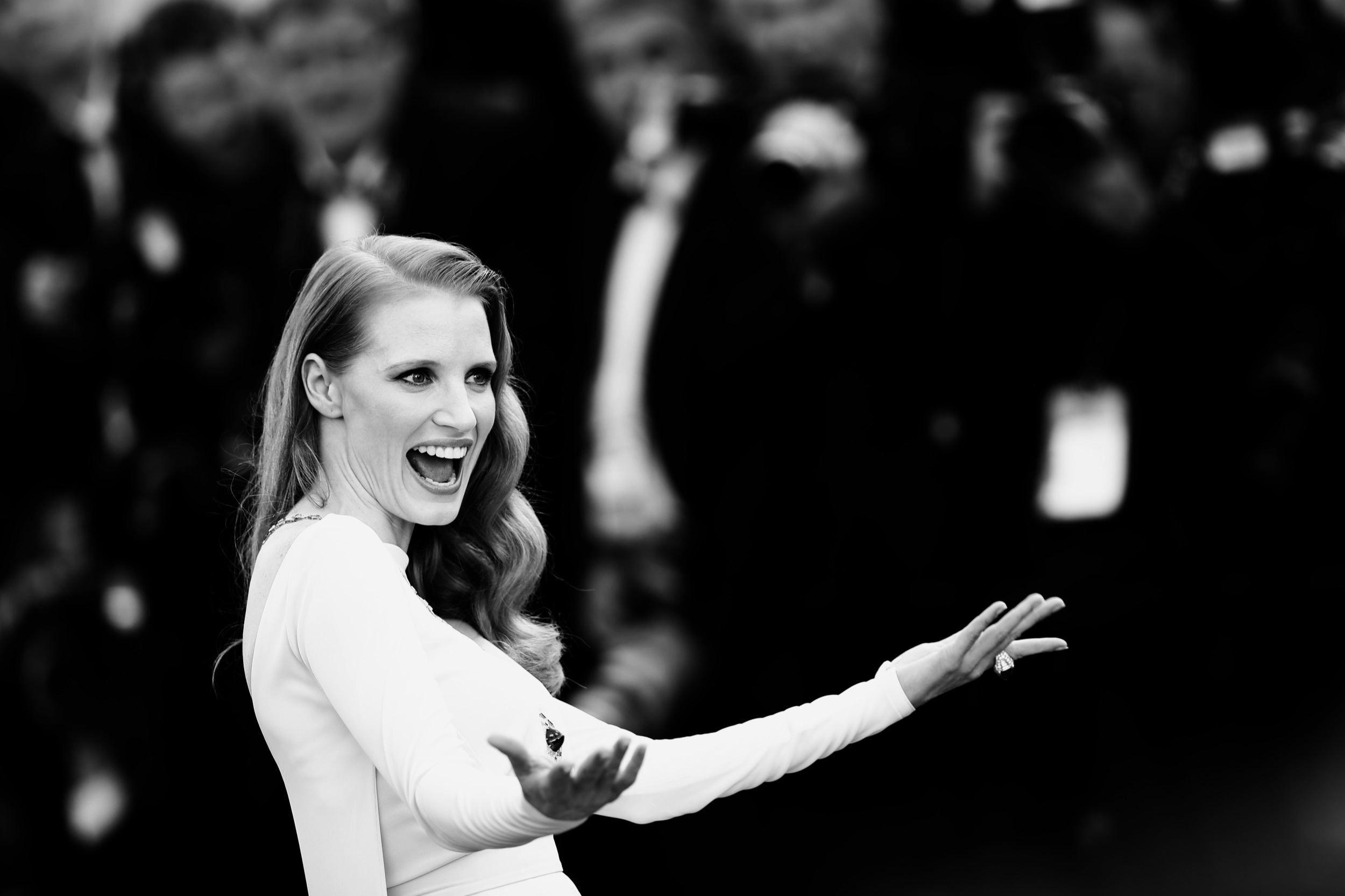 2500x1670 Happy Jessica Chastain Wallpaper 7203, Desktop