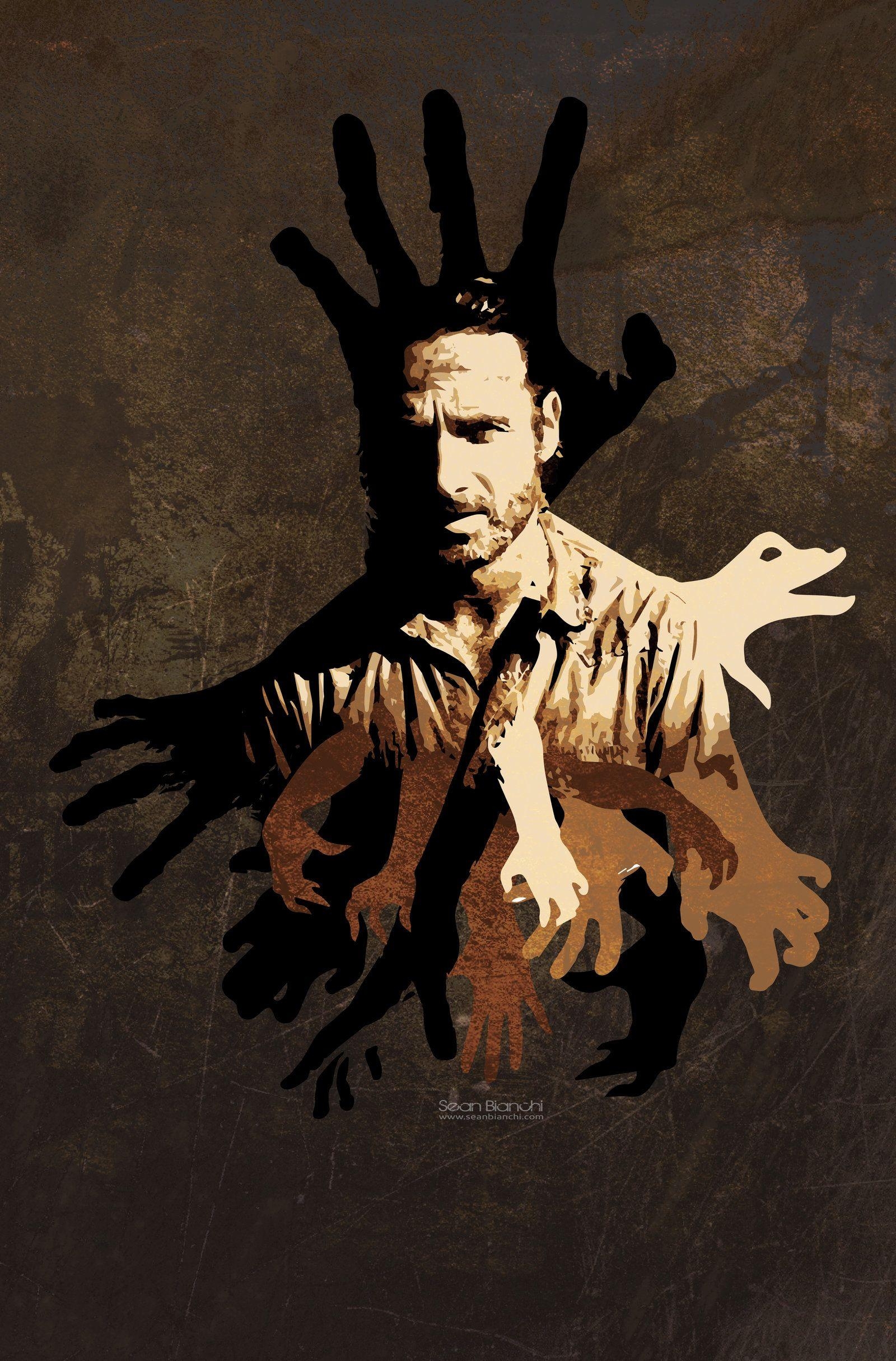 1600x2430 Rick Grimes HQ wallpaper, Phone