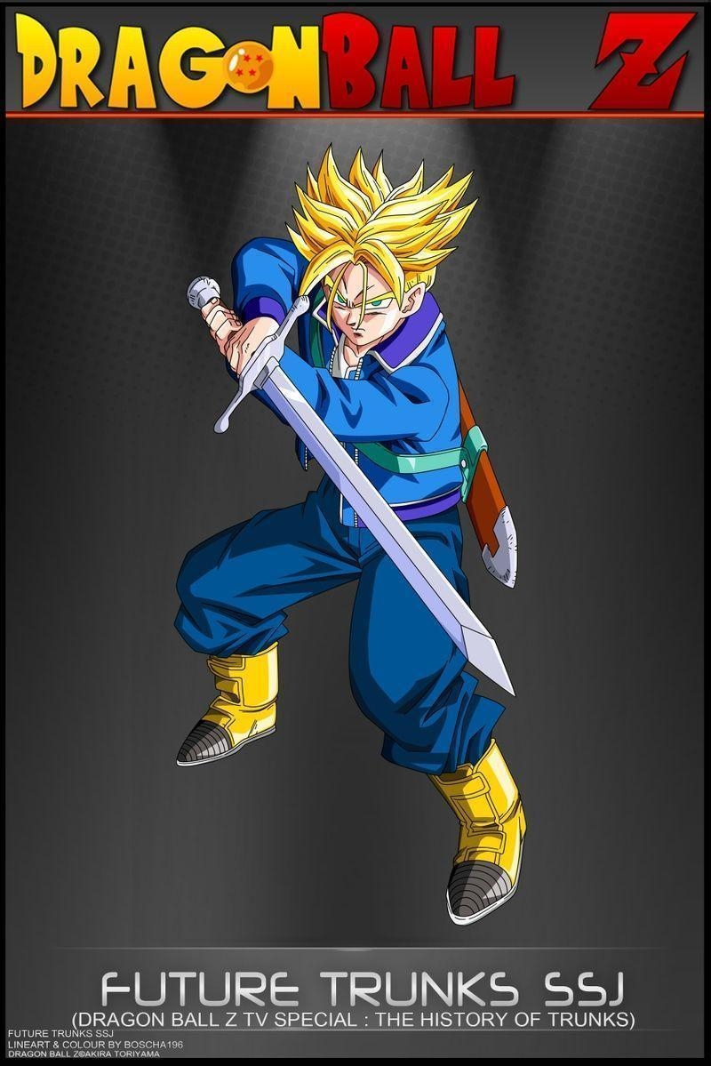 800x1200 Dragon Ball Z Trunks Wallpaper, Phone