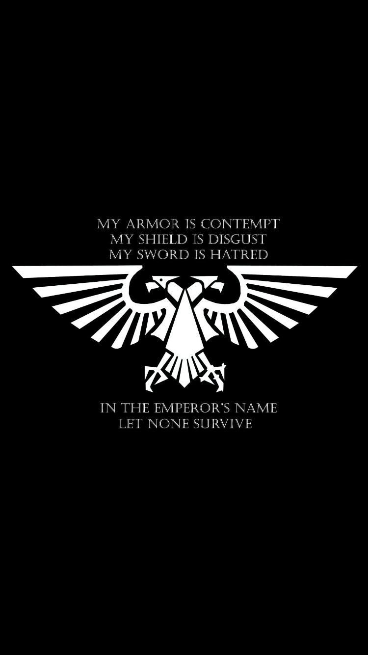 750x1340 Warhammer aquila wallpaper for iphone. Warrior quotes, Warhammer 40k memes, Warhammer, Phone