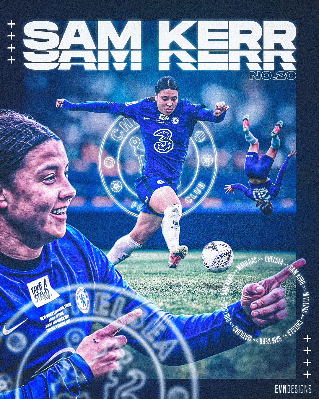 1080x1350 Sam Kerr, Phone