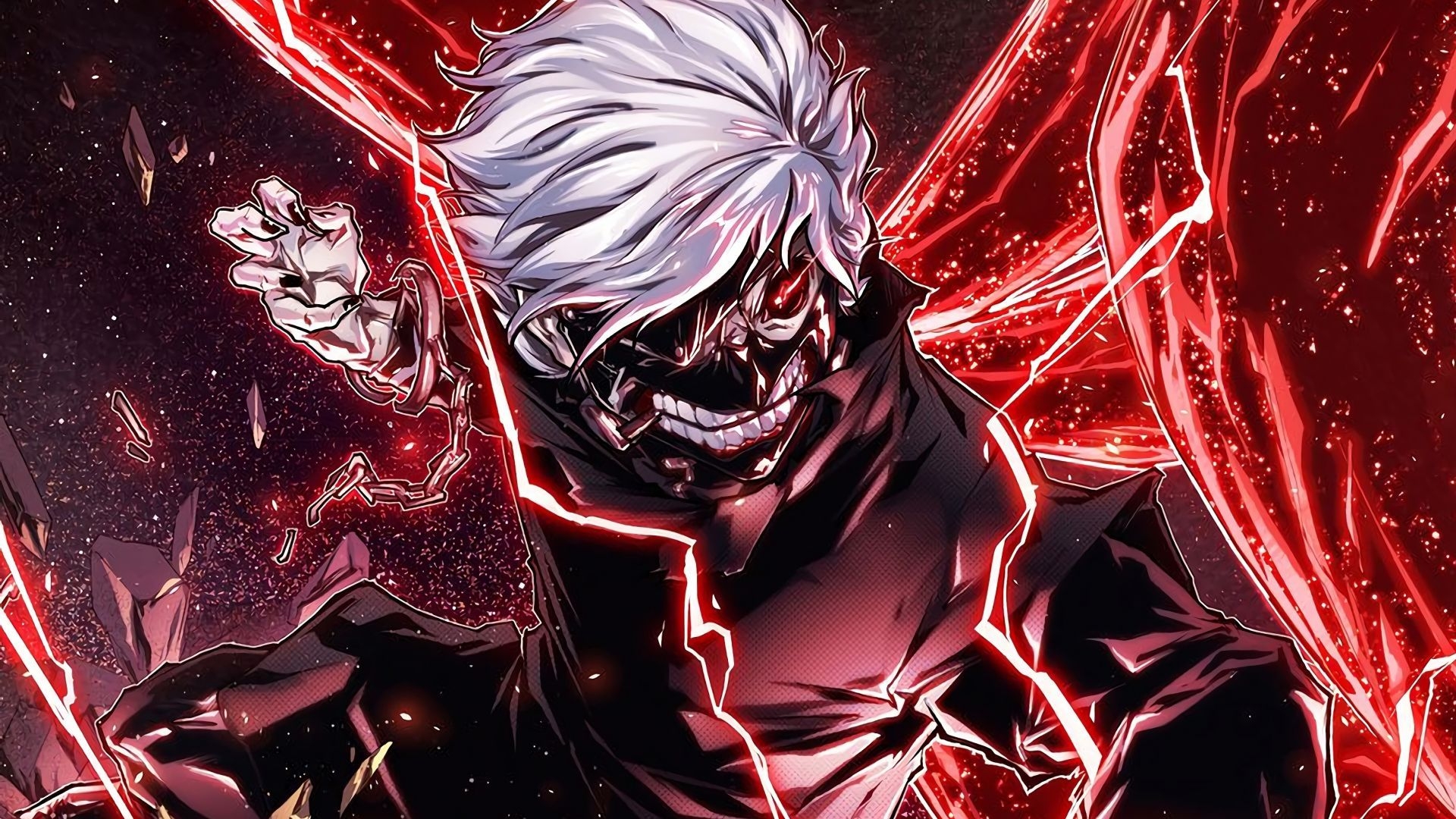 1920x1080 Desktop wallpaper ken kaneki, angry, anime boy, HD image, picture, background, 37330d, Desktop