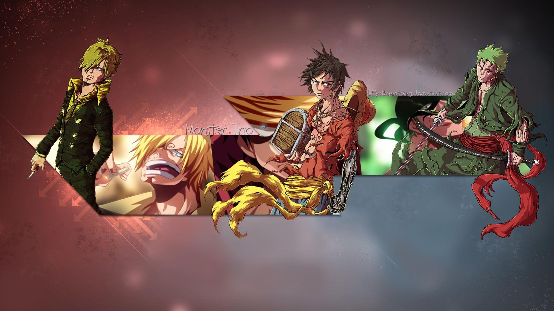 1920x1080 One Piece Trio By Luffy ThePirateKing, Desktop