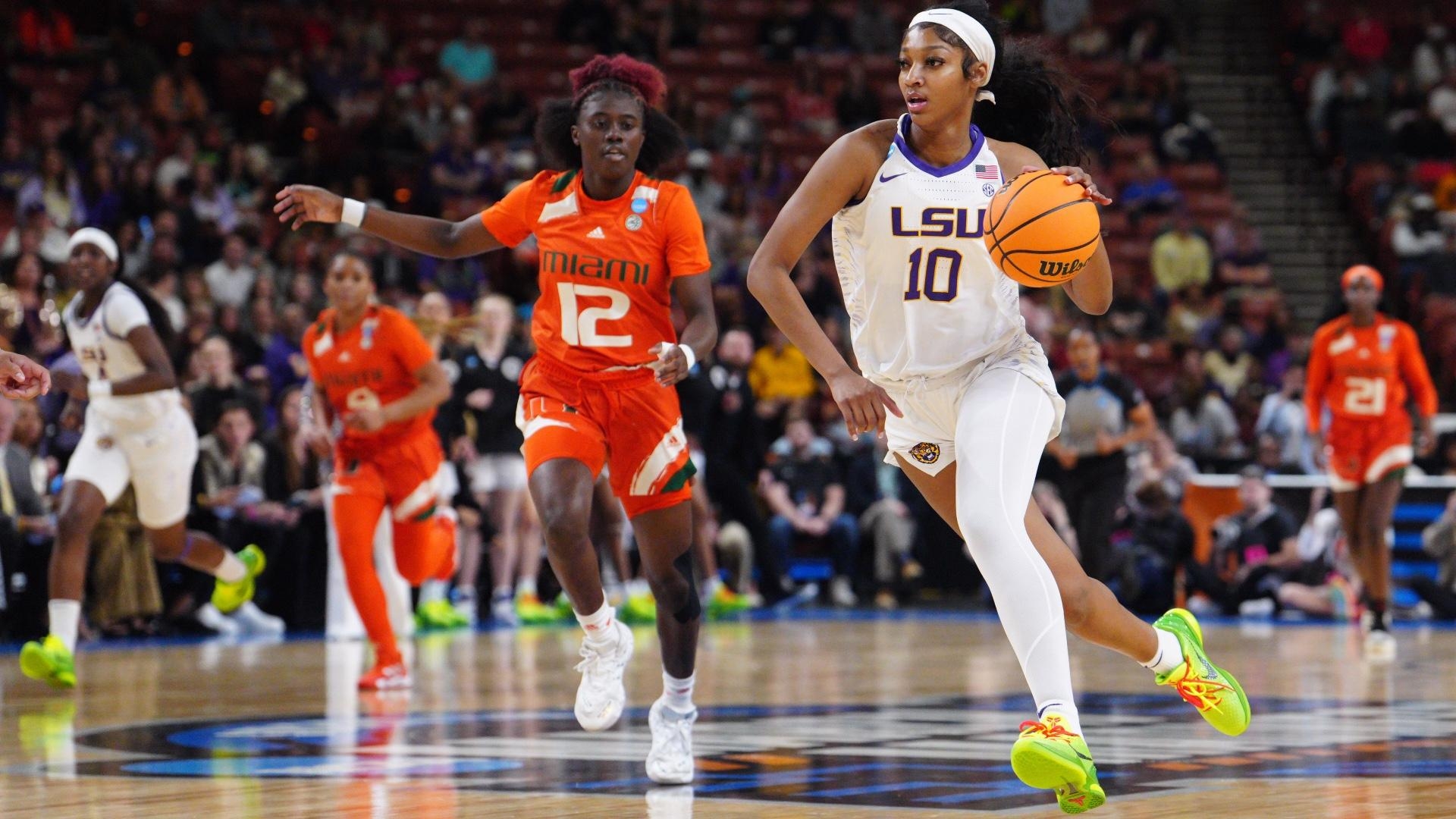 1920x1080 Why does Angel Reese wear one legging? LSU star's fashion choice is equal parts 'swag' and significant, Desktop