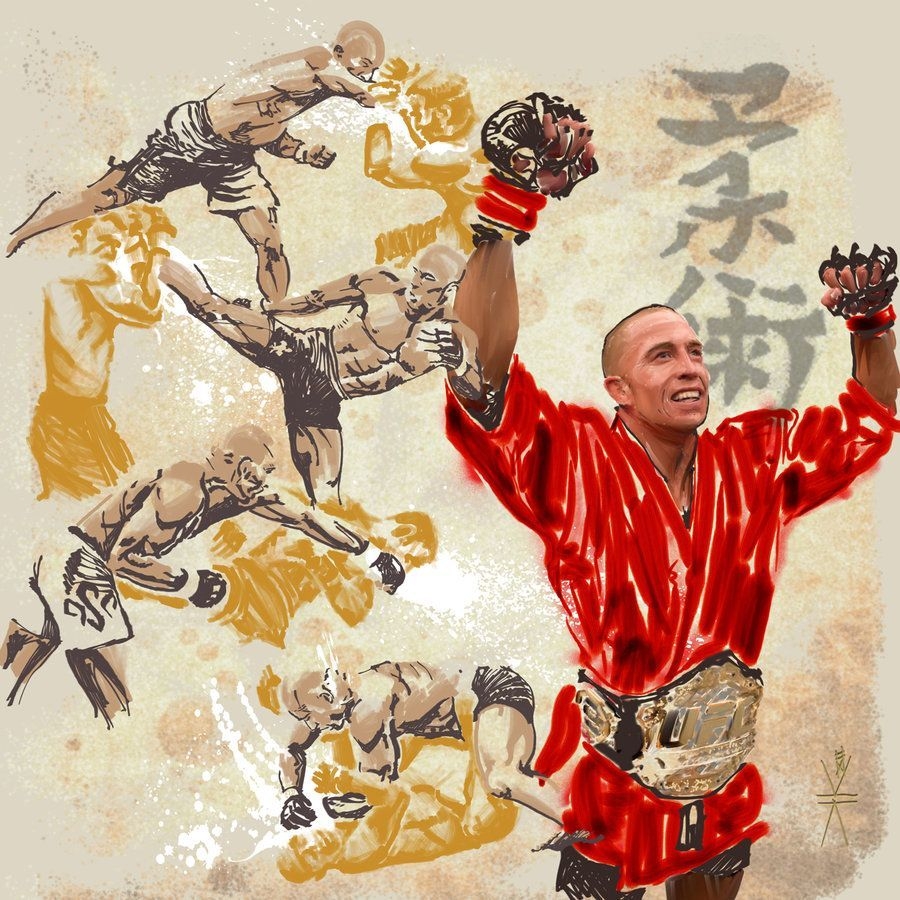 900x900 GSP Wallpaper. Canvas poster, George st pierre, St pierre ufc, Phone