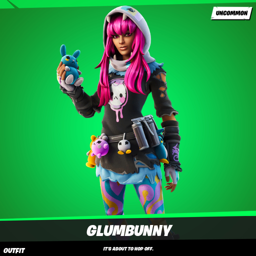 520x520 Glumbunny Fortnite wallpaper, Phone