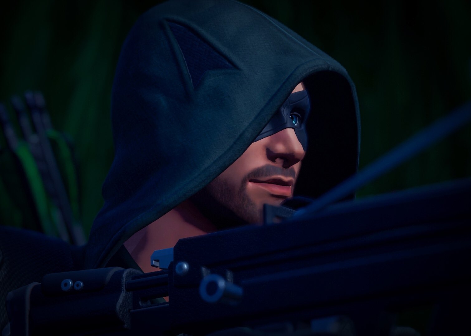 1520x1080 Green Arrow Fortnite wallpaper, Desktop